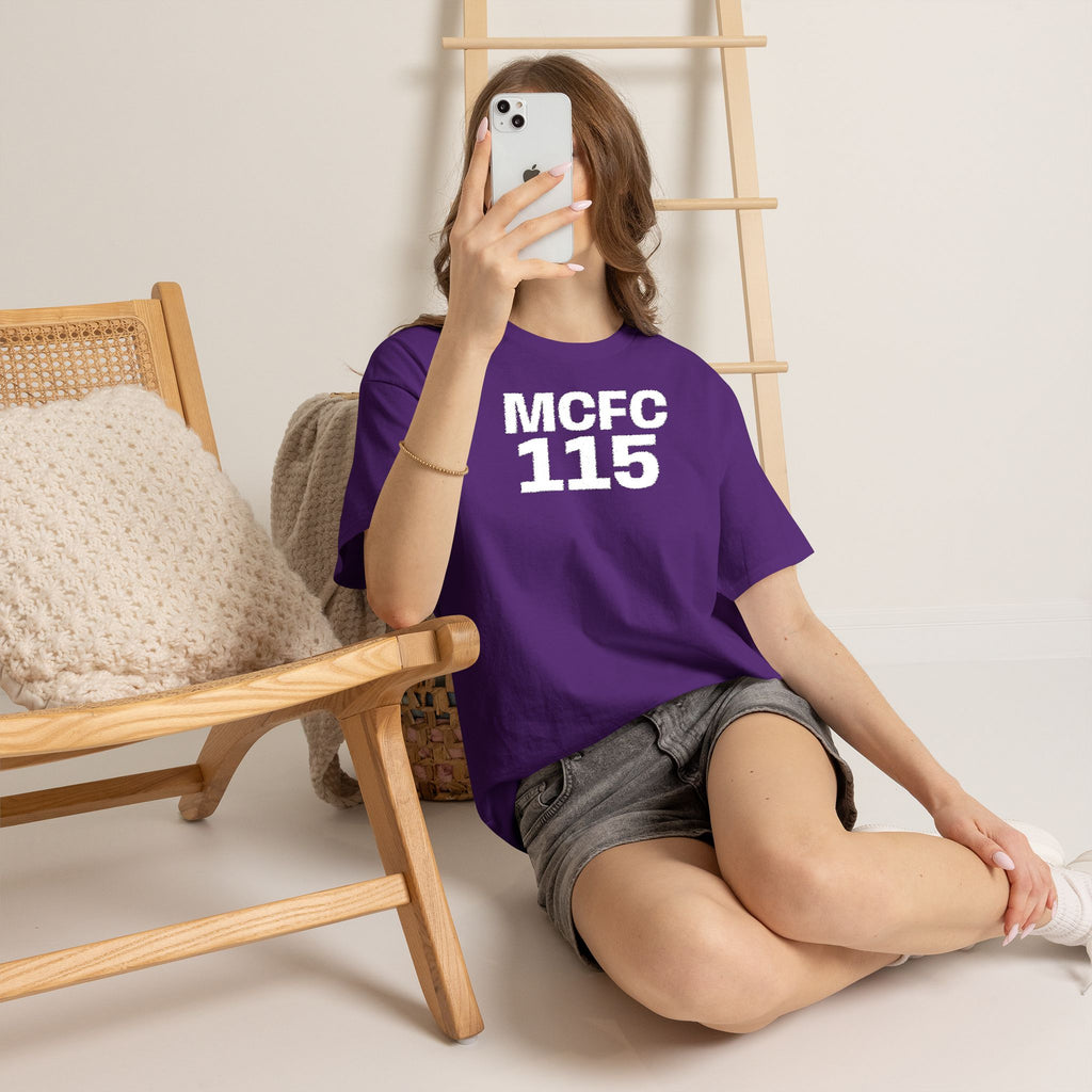 MCFC 115 T-Shirt — Vintage Football Club Number Tee