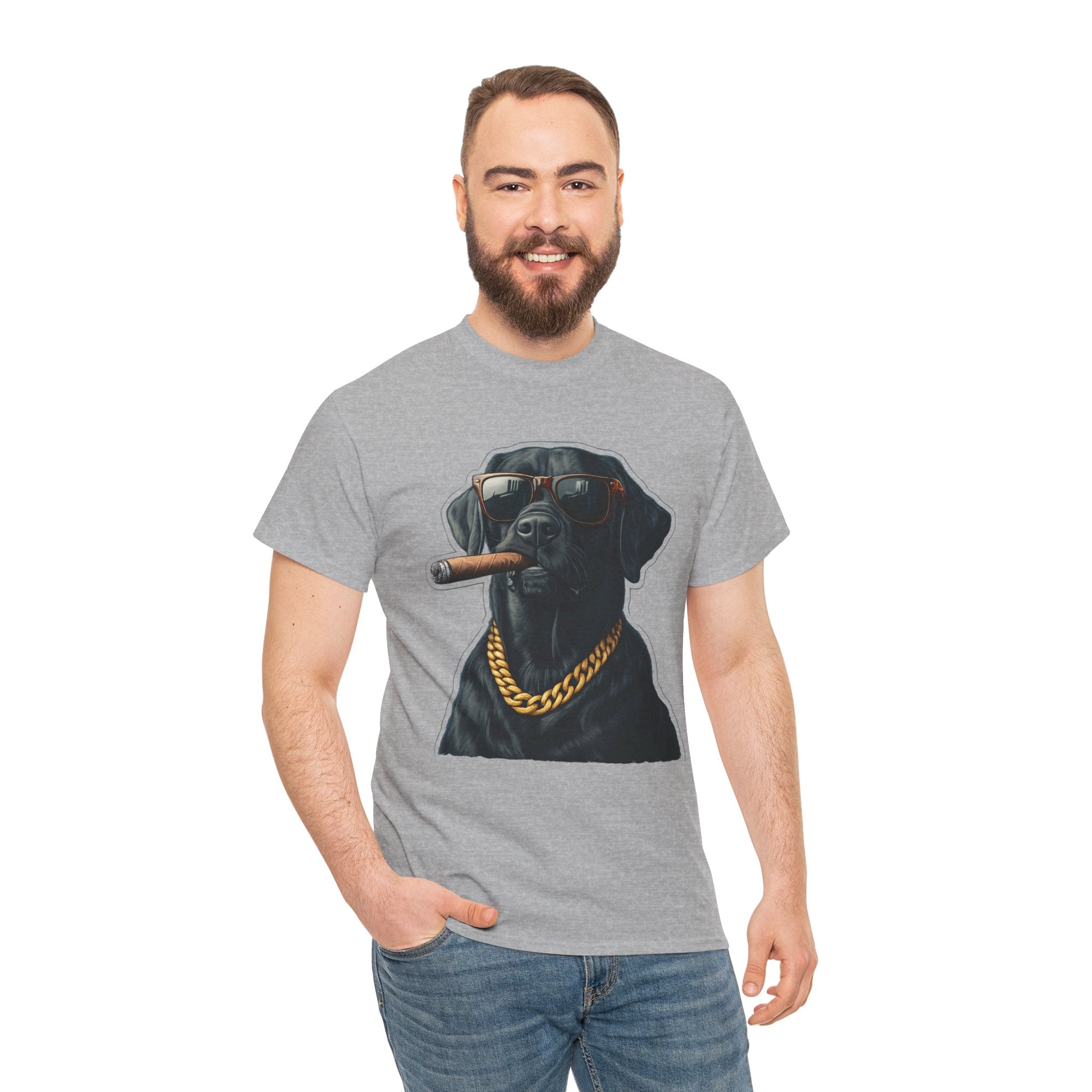 Cool Rottweiler Smoking Cigar Graphic Tee — Dog Lover Streetwear