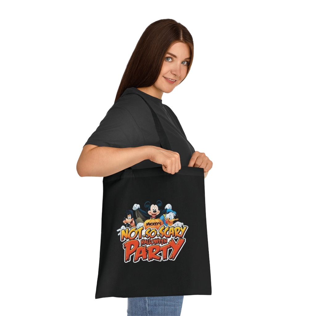Mickey "Not So Scary Halloween Party" Cotton Tote — Disney Trick-or-Treat Bag