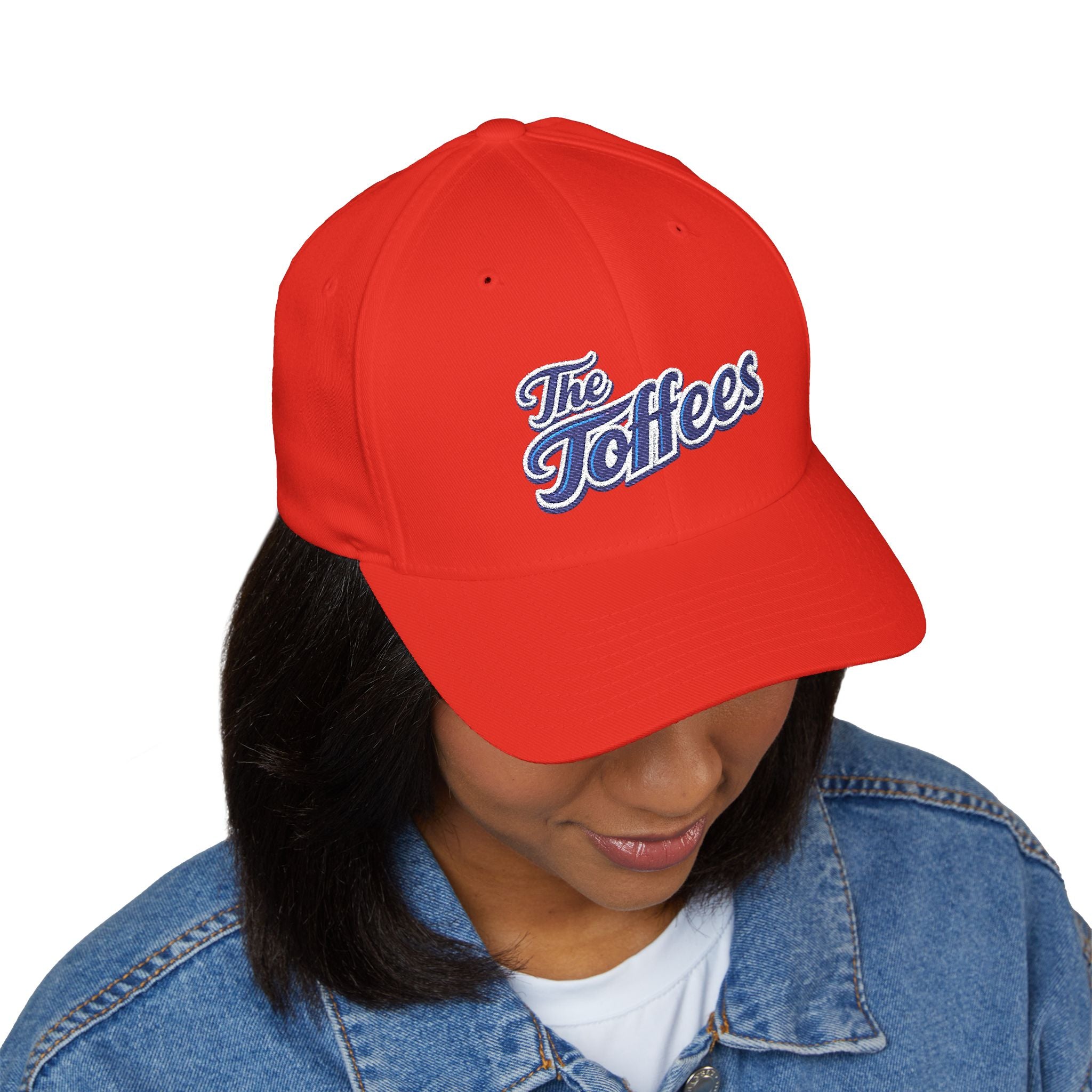 Embroidered 'The Toffees' Baseball Cap - Classic White Team Hat