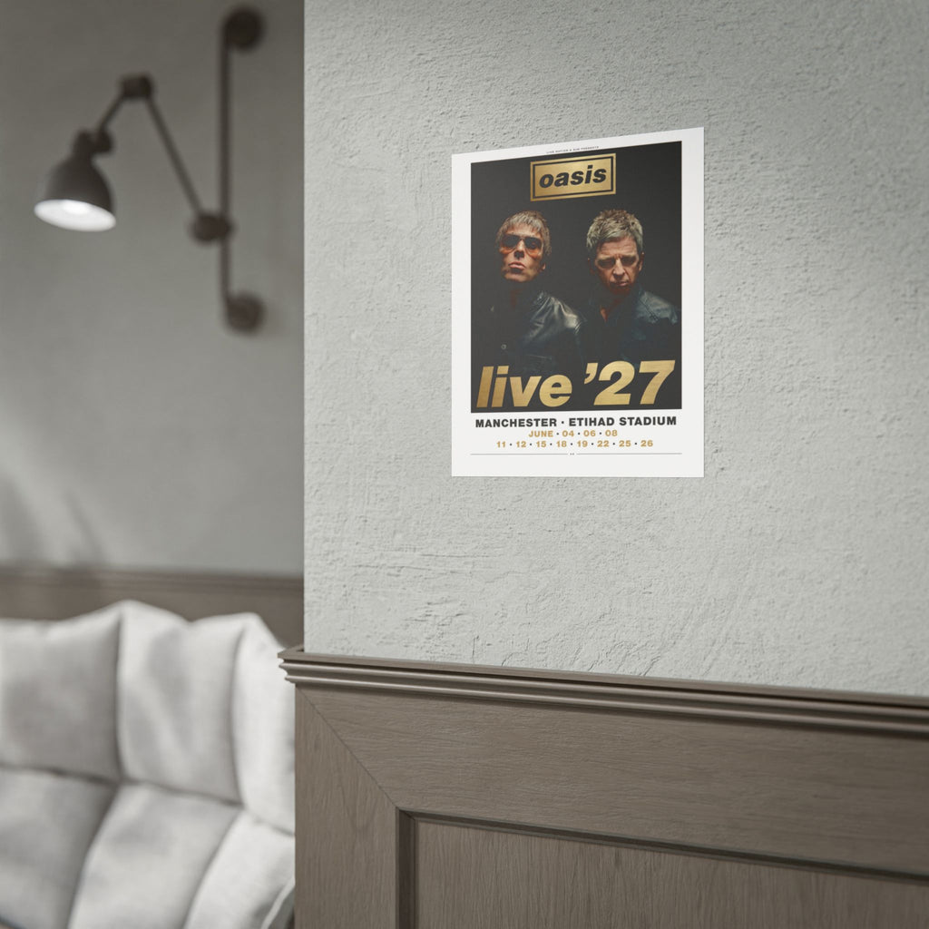 Oasis Live '27 Inspired Tour Poster