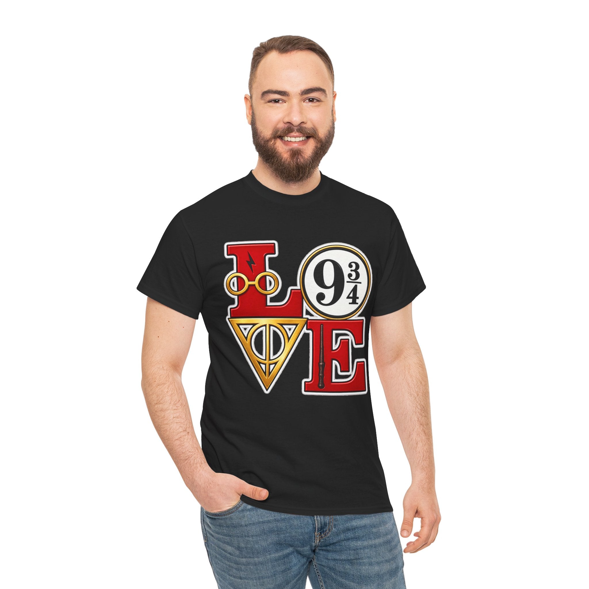 Harry Potter Inspired Love 9 3/4 Wizardry Tee