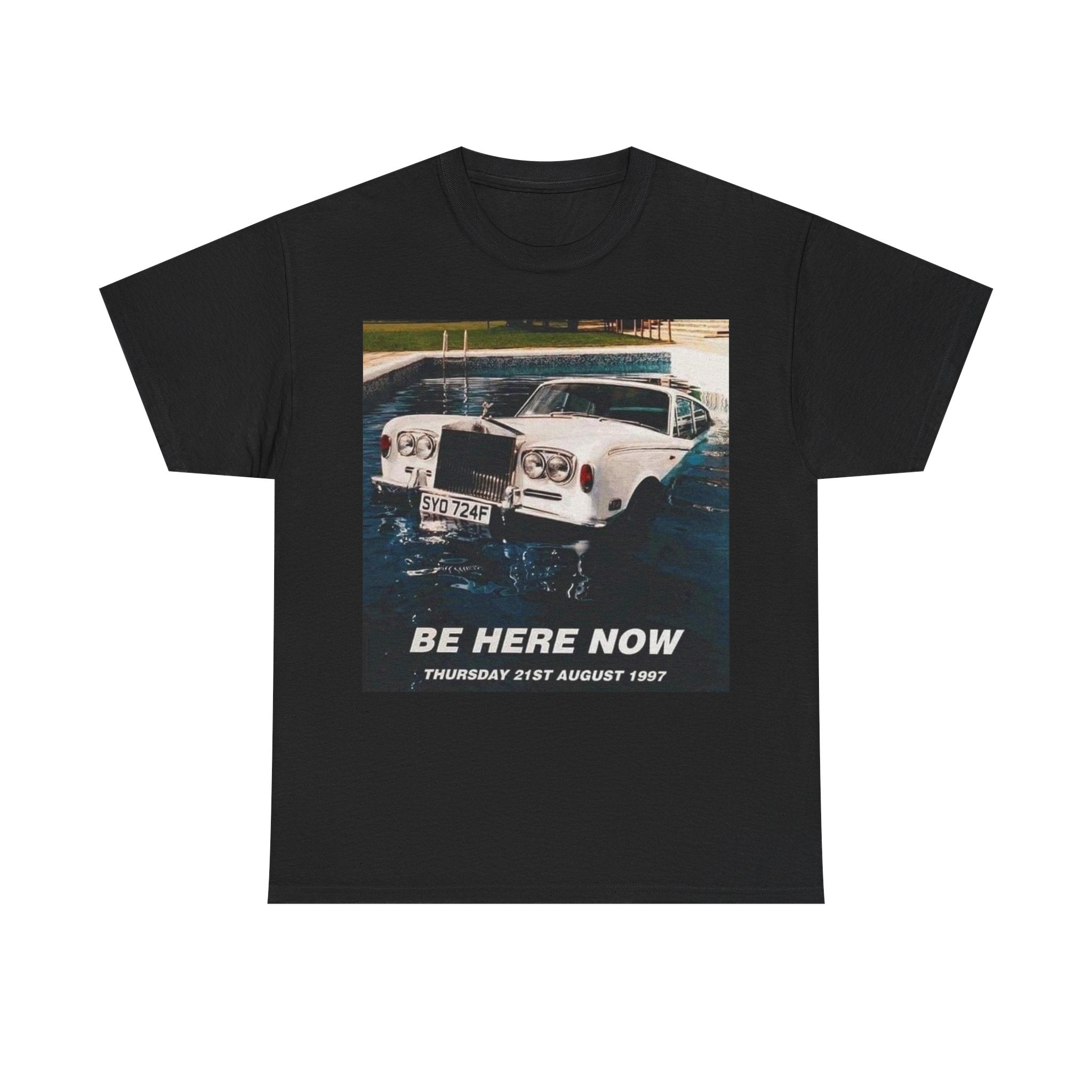 Oasis Be Here Now Vintage Graphic Tee — Retro Aesthetic T‑Shirt (Thursday 21st August 1997)