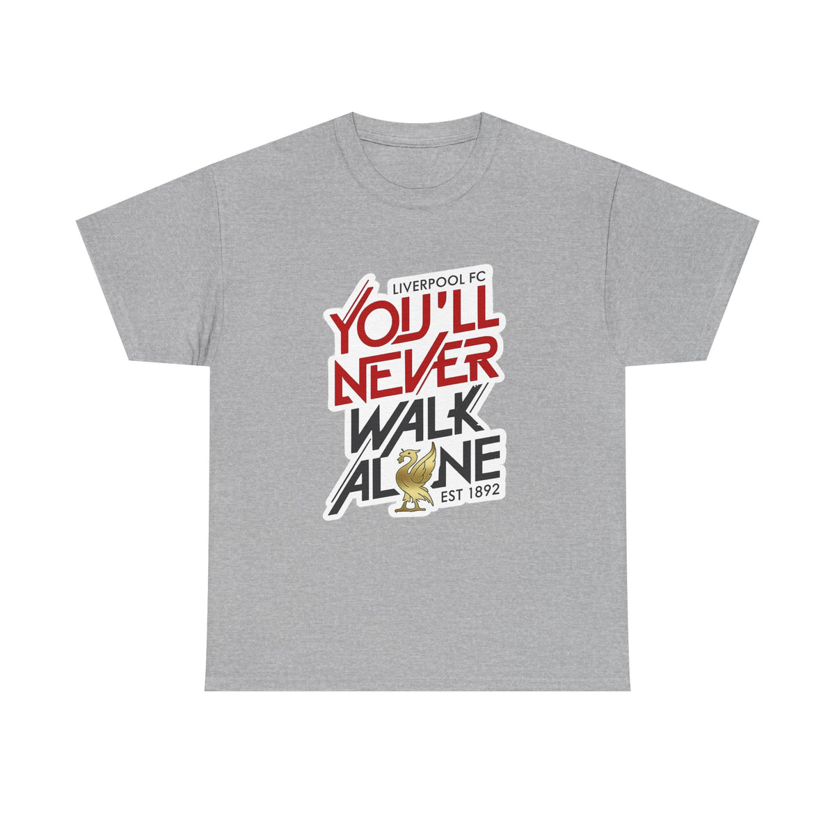 Liverpool You'll Never Walk Alone Cotton T-Shirt — Liverpool FC Fan Tee