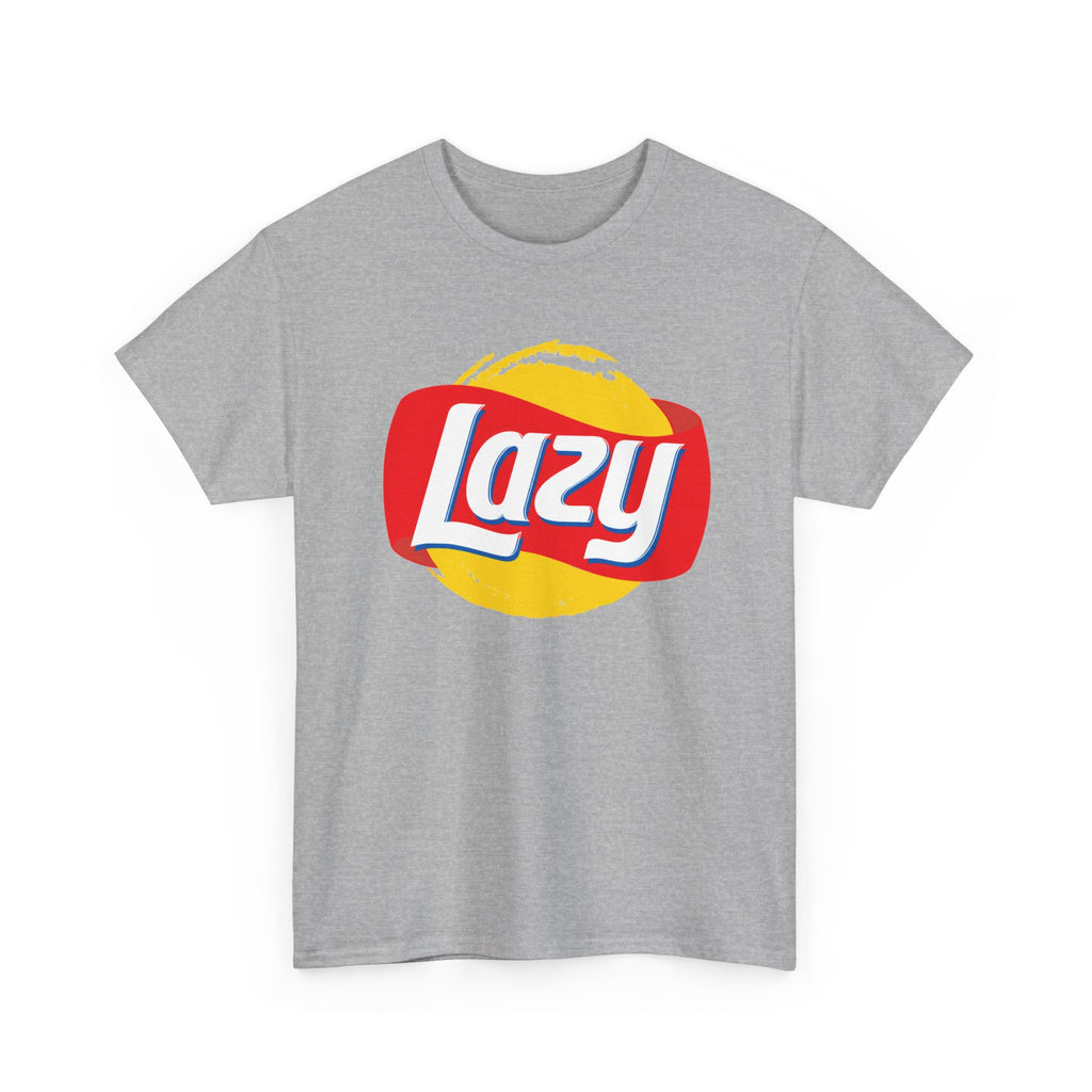 Lazy Logo T‑Shirt — Retro Snack-Inspired Graphic Tee