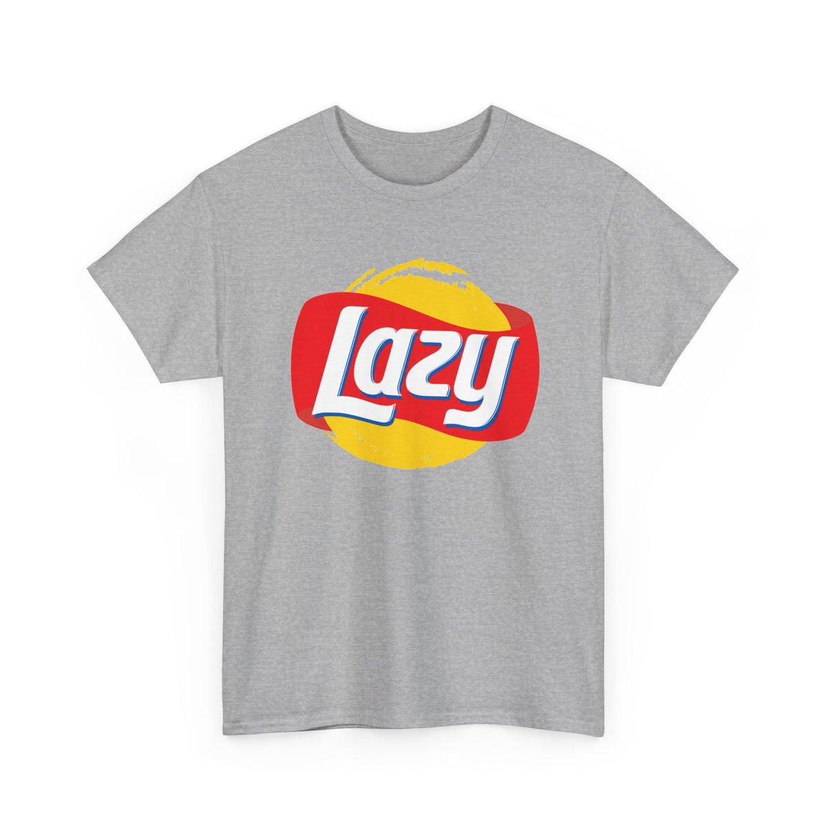 Lazy Logo T‑Shirt — Retro Snack-Inspired Graphic Tee