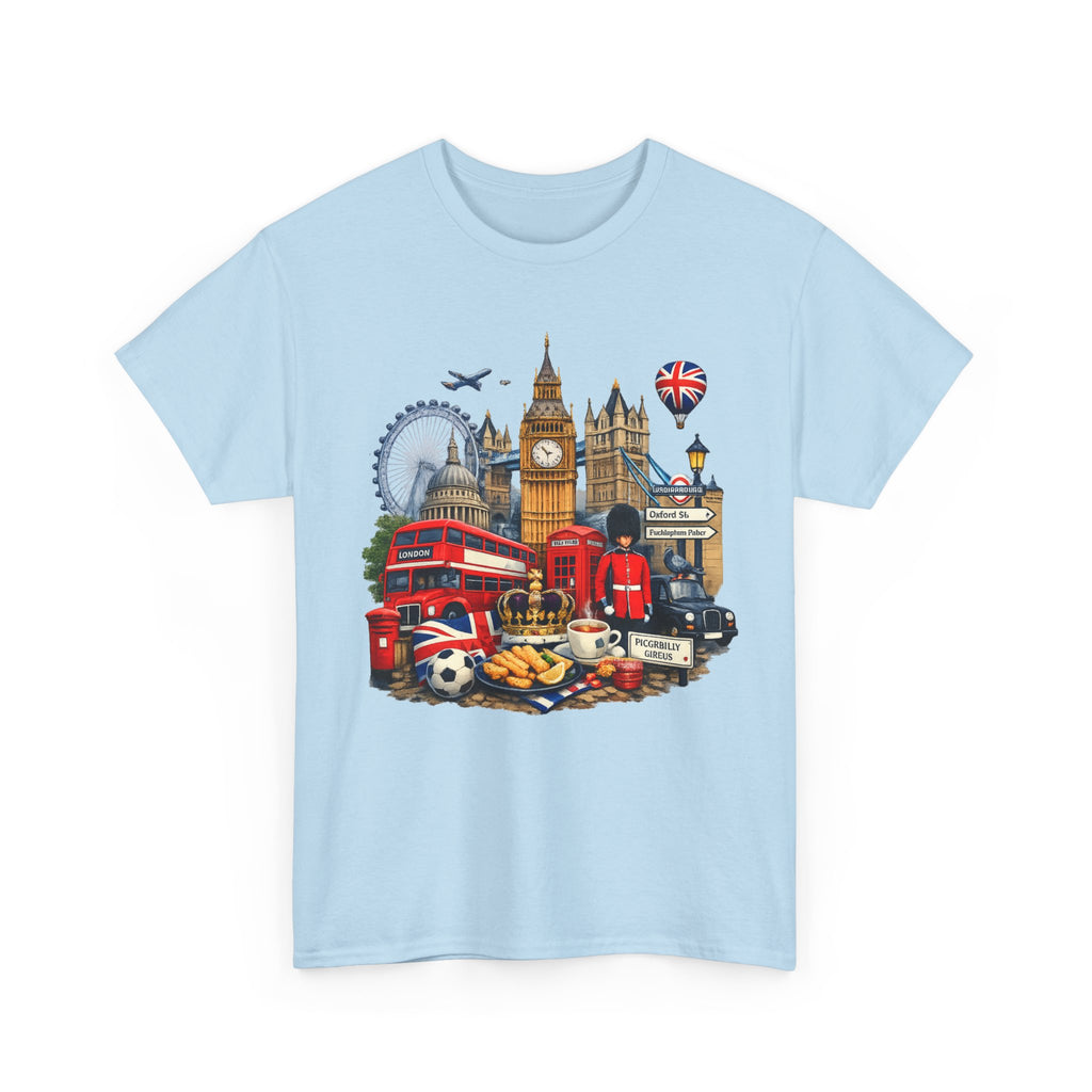 London Landmarks T‑Shirt — British Icons Collage Tee
