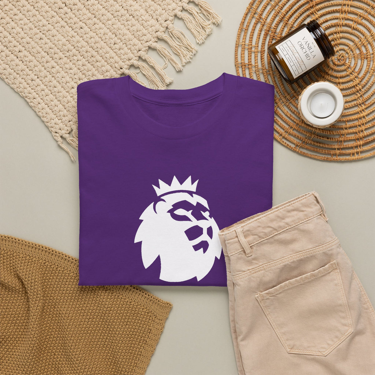 Premier League Corrupt Lion Cotton Tee — Satirical Graphic T-Shirt