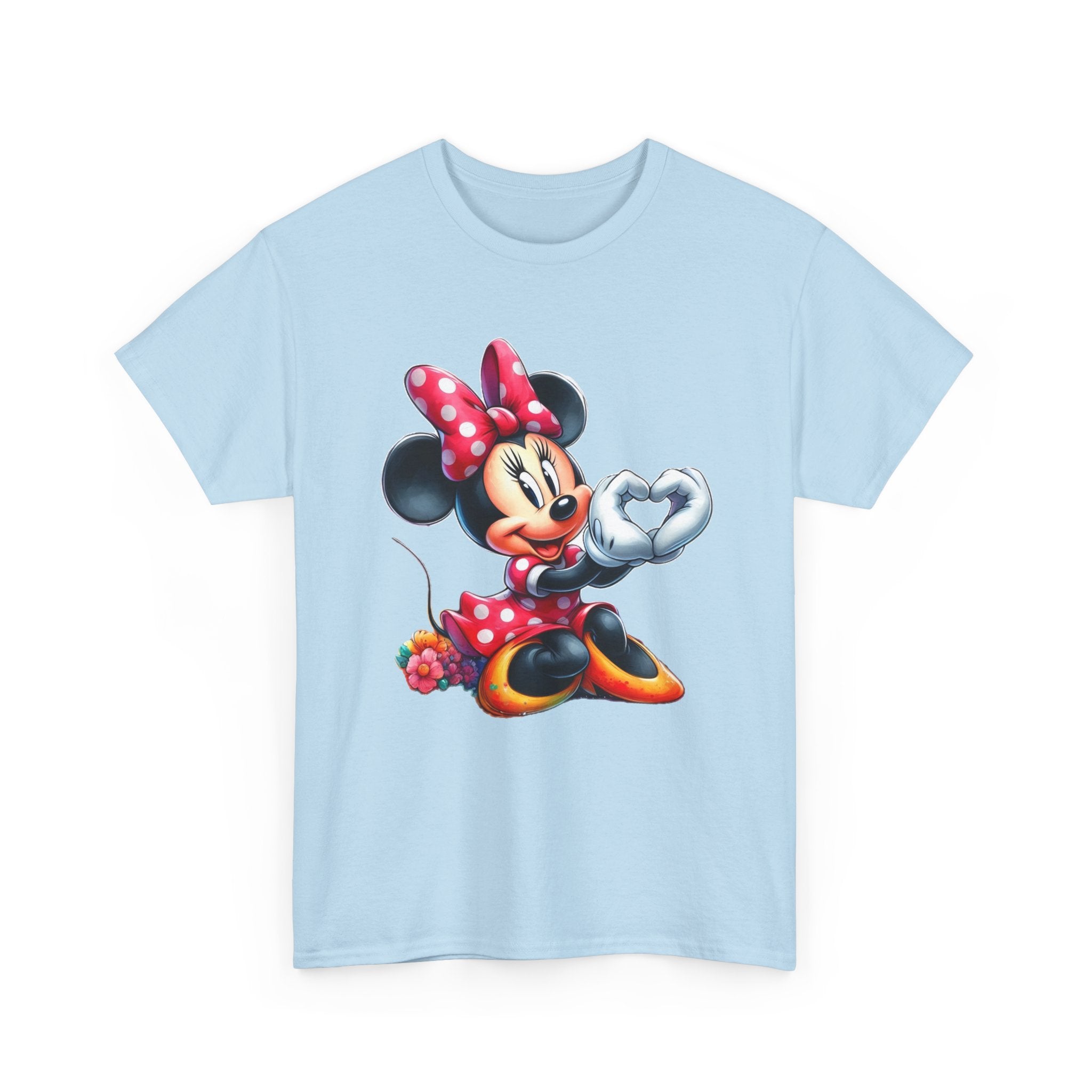 Minnie Mouse Character Heart Graphic Tee