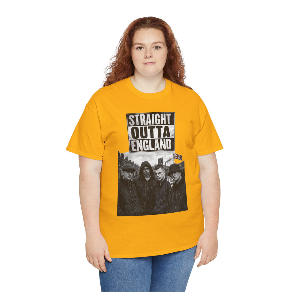 Straight Outta England T-Shirt — Retro Band Photo Tee