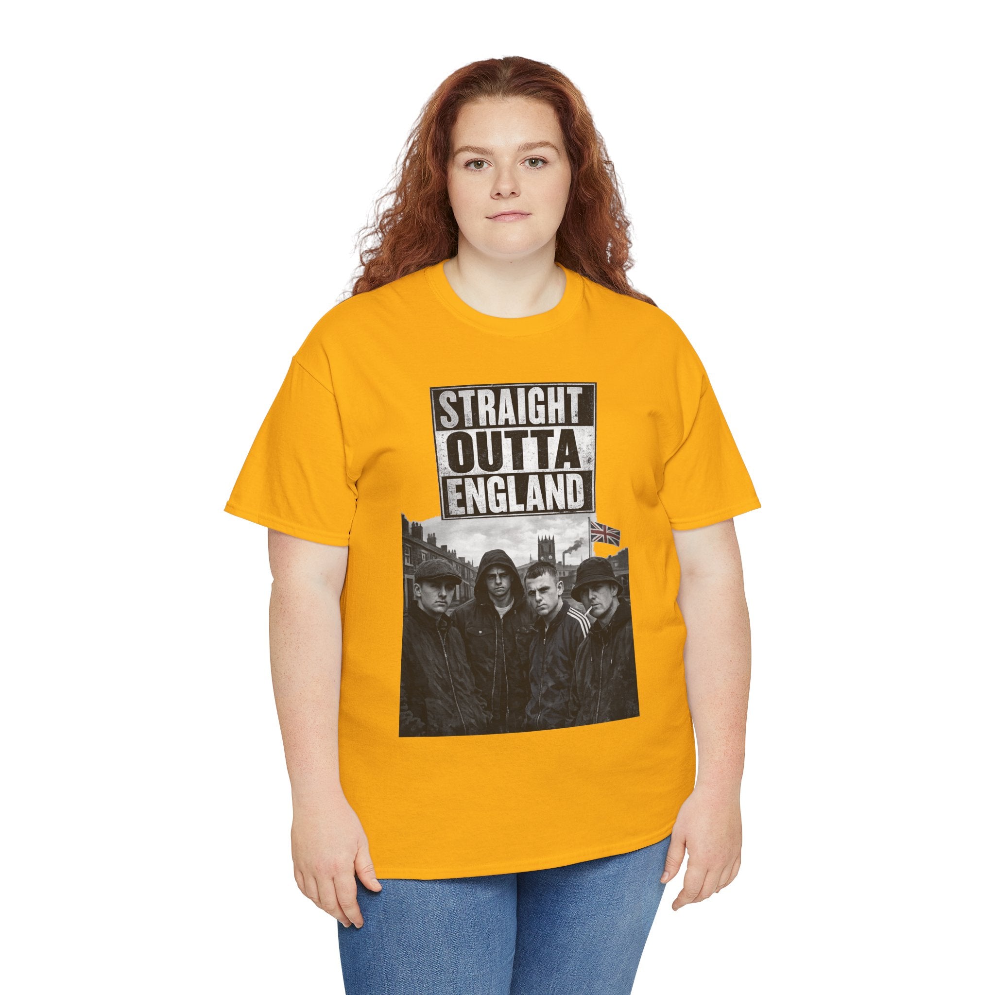 Straight Outta England T-Shirt — Retro Band Photo Tee