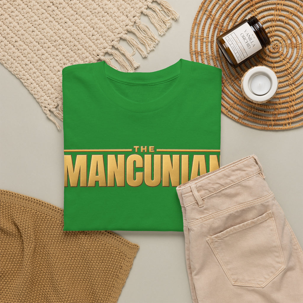 Mancunian Gold Logo Cotton T‑Shirt