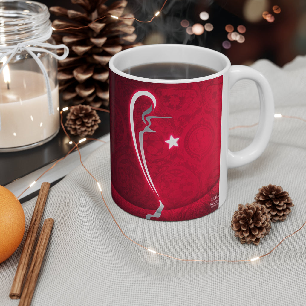 2005 Champions League Final Programme Cover Inspired Mug — AC Milan vs Liverpool 11oz/15oz Ceramic