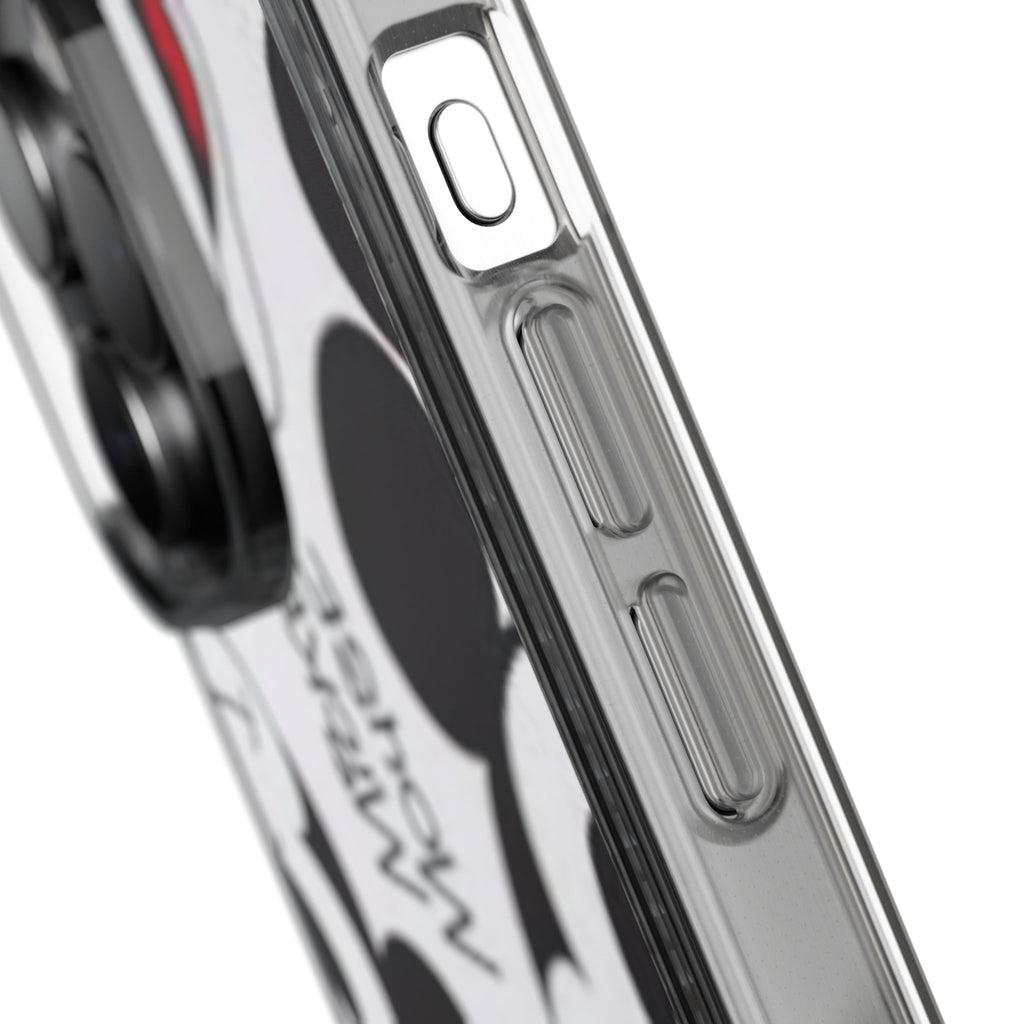 Mickey Mouse Clear Phone Case – Retro Cartoon Pattern Clear Case