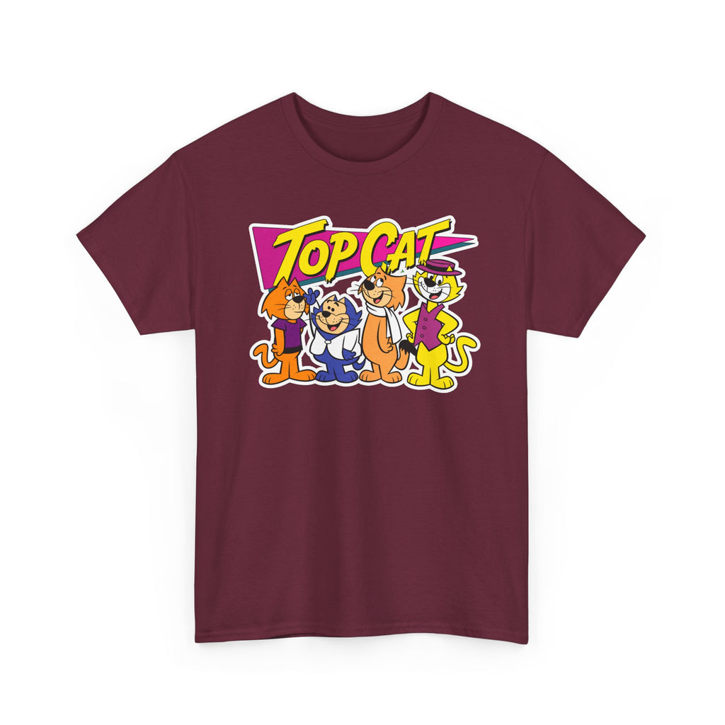 Top Cat Retro Cartoon Cotton T-Shirt / Tee