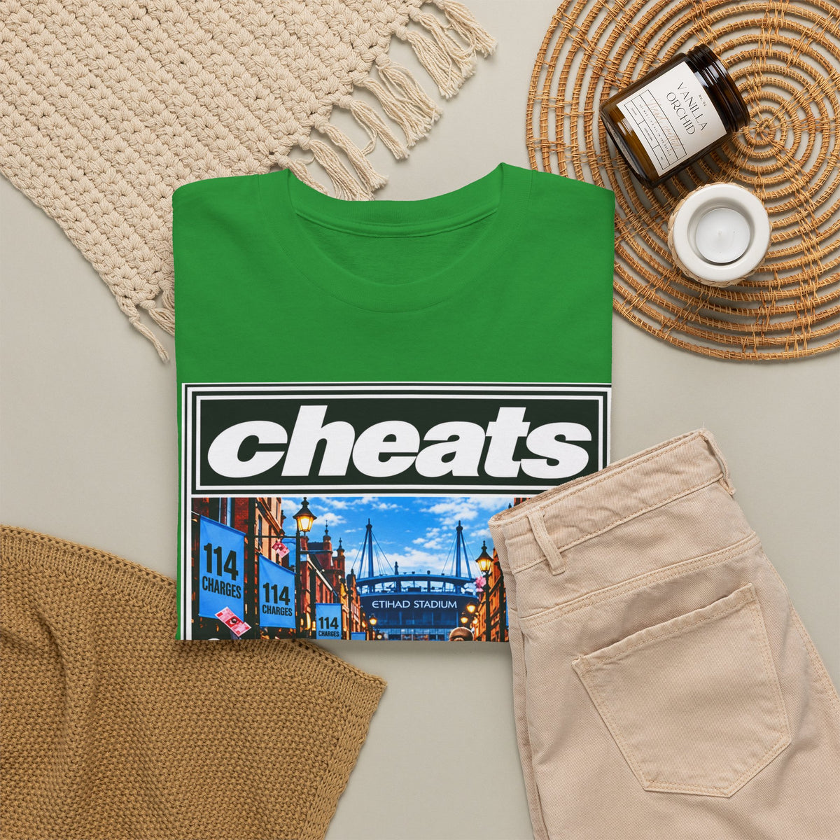 Cheats “What’s the Story? Tainted Glory?” Sports Graphic Cotton T-Shirt