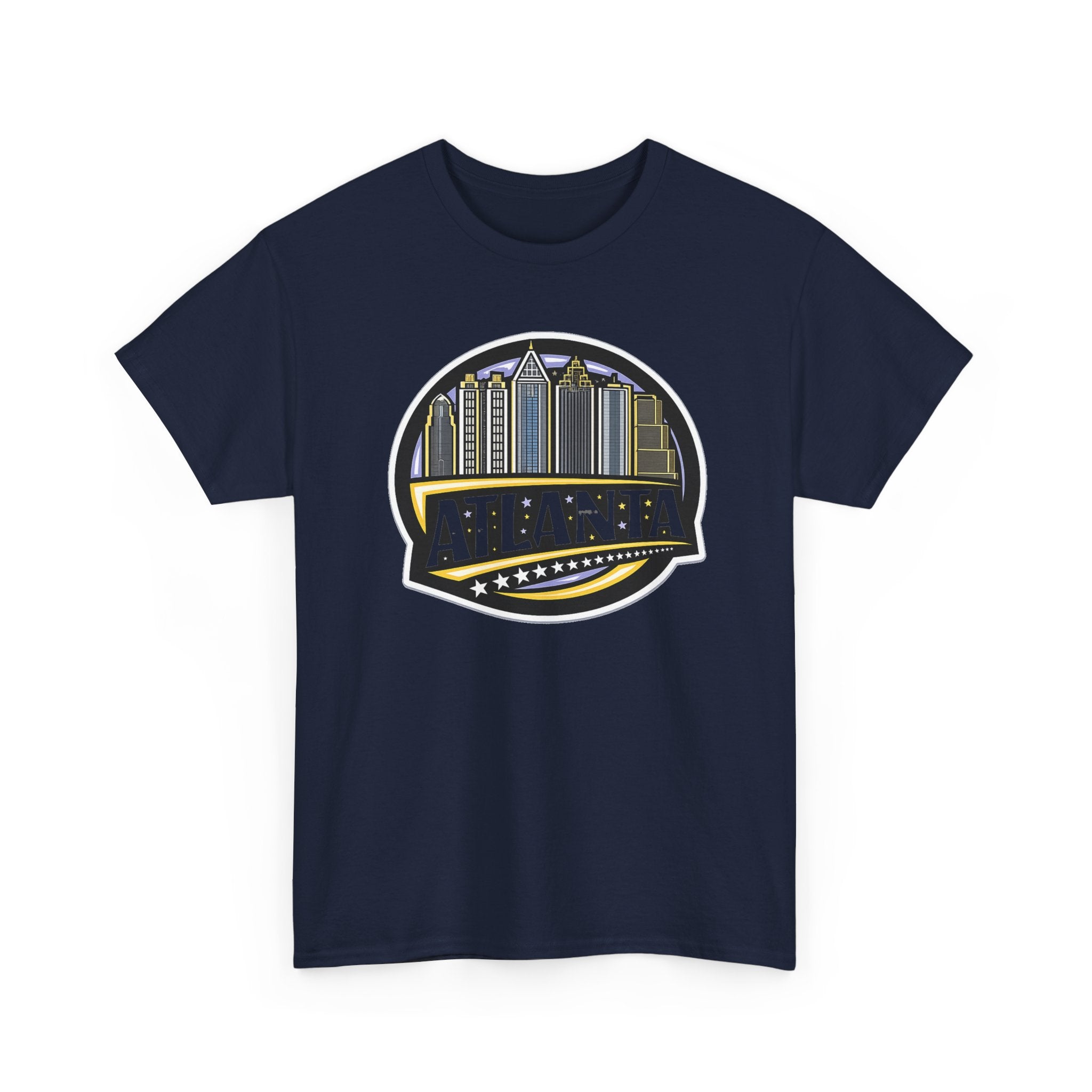 Atlanta Skyline Tee — Vintage City Badge Graphic T-Shirt