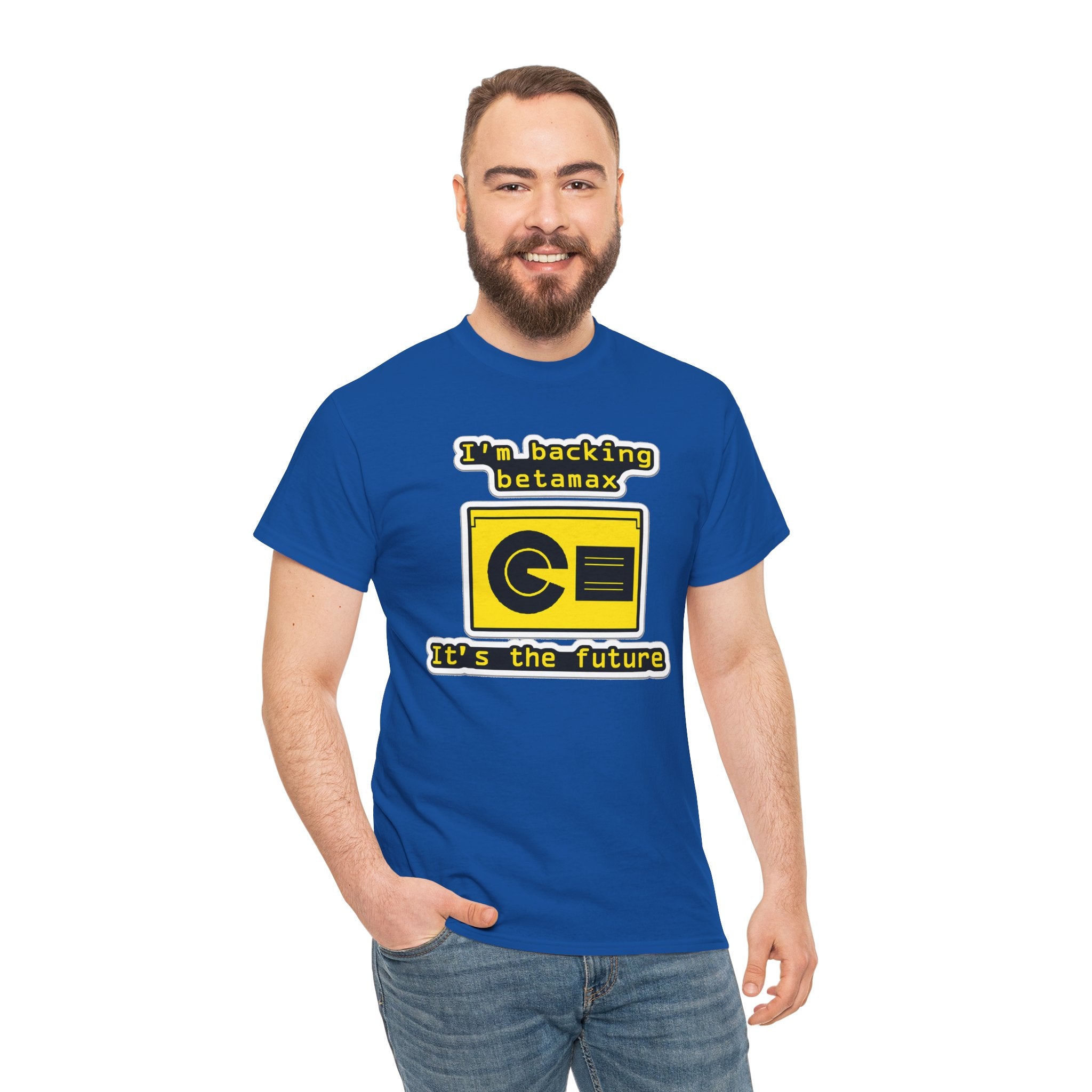 Betamax Retro Tee — "I’m backing betamax, it’s the future" Vintage Cassette T-Shirt