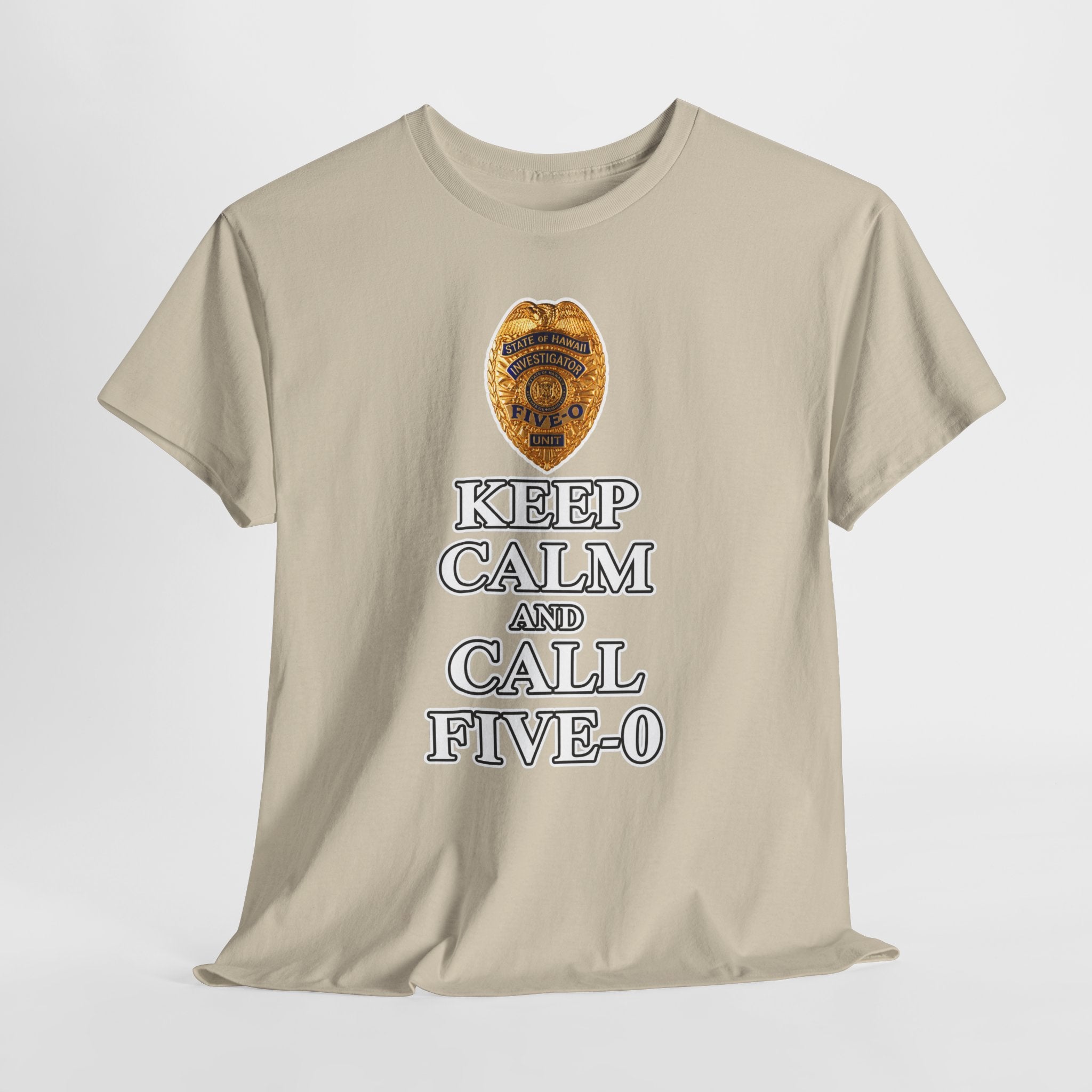 Keep Calm and Call Five-O Cotton T‑Shirt