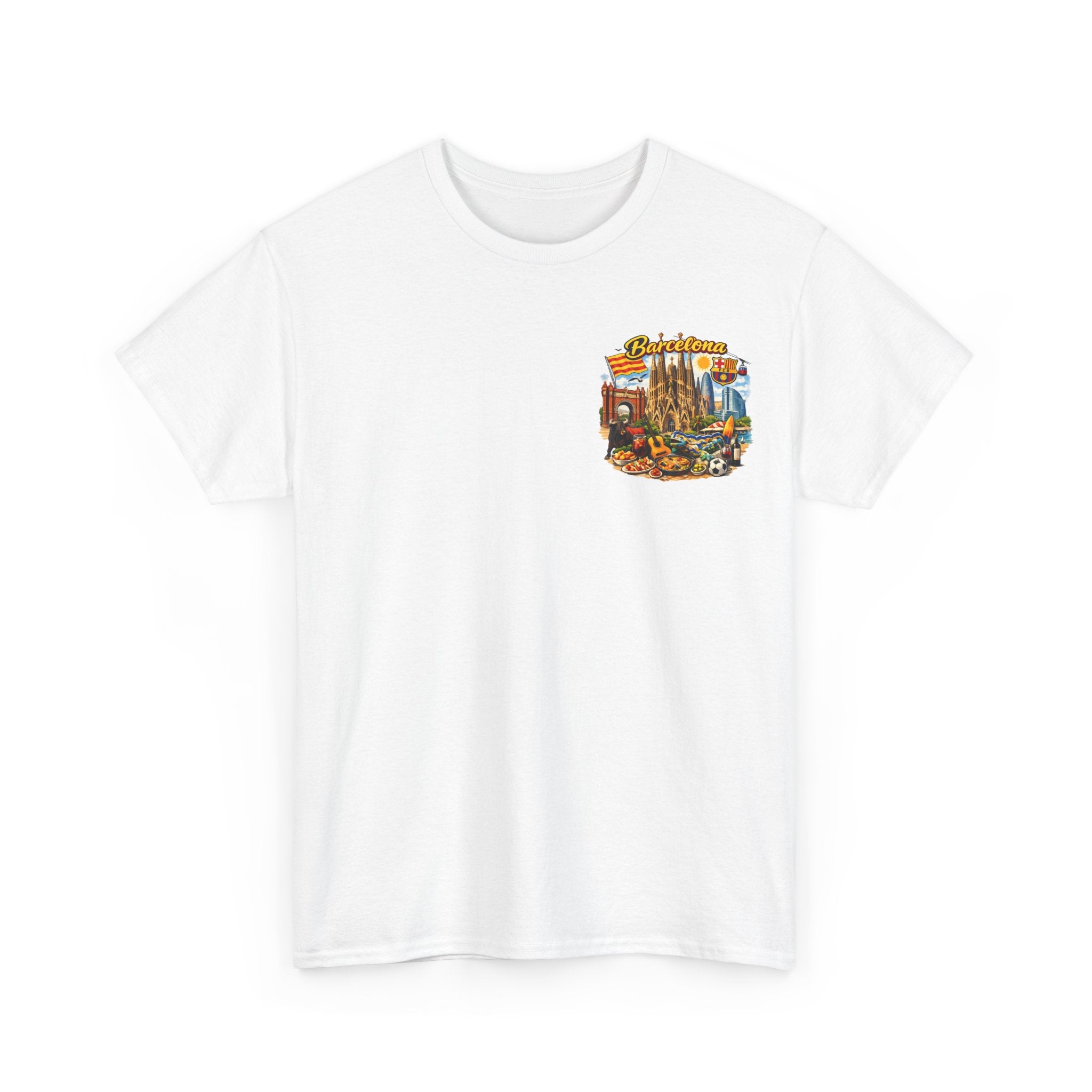 Barcelona Souvenir T‑Shirt — Vintage City Collage Tee