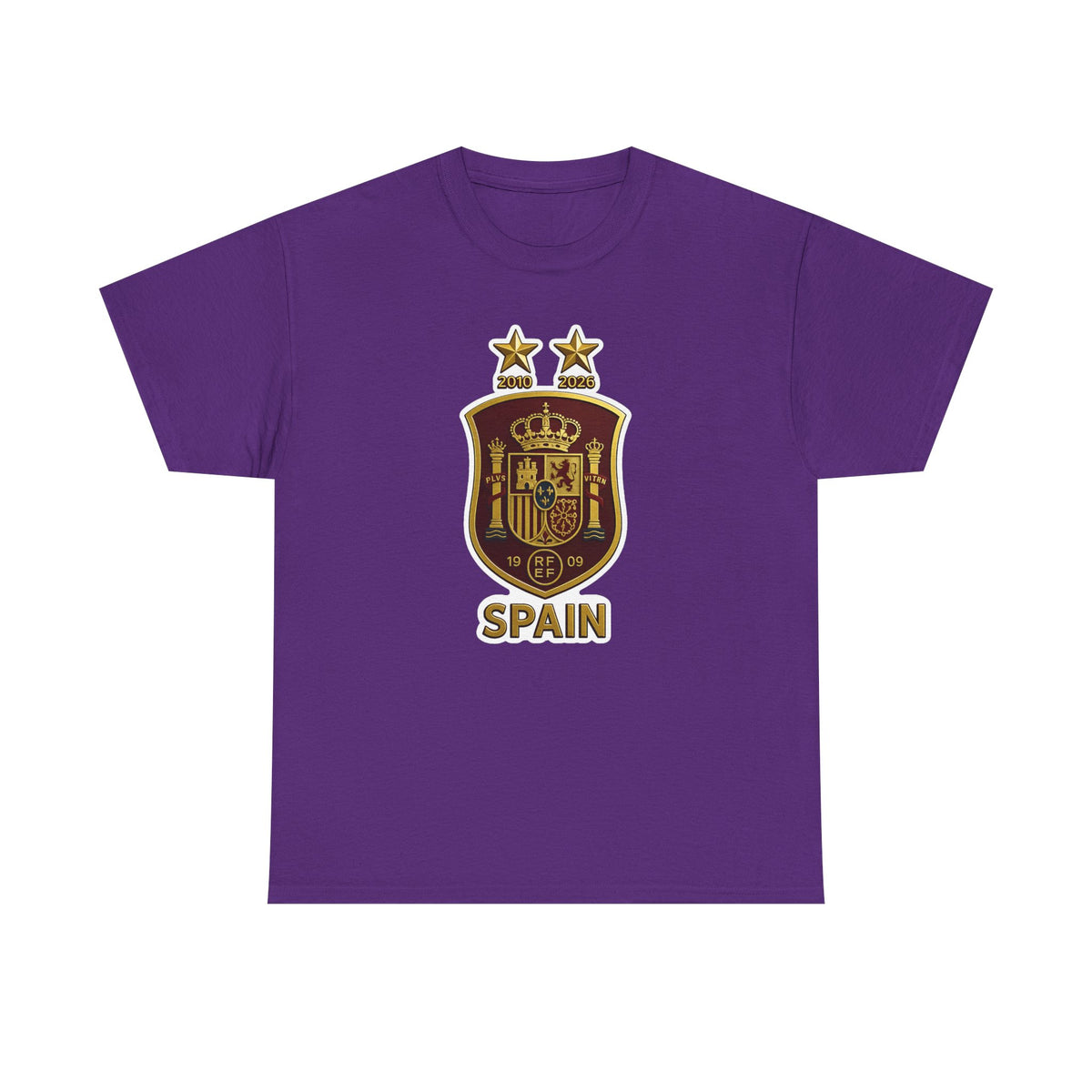 Spain Crest T-Shirt — Vintage Spanish Soccer Shield Tee
