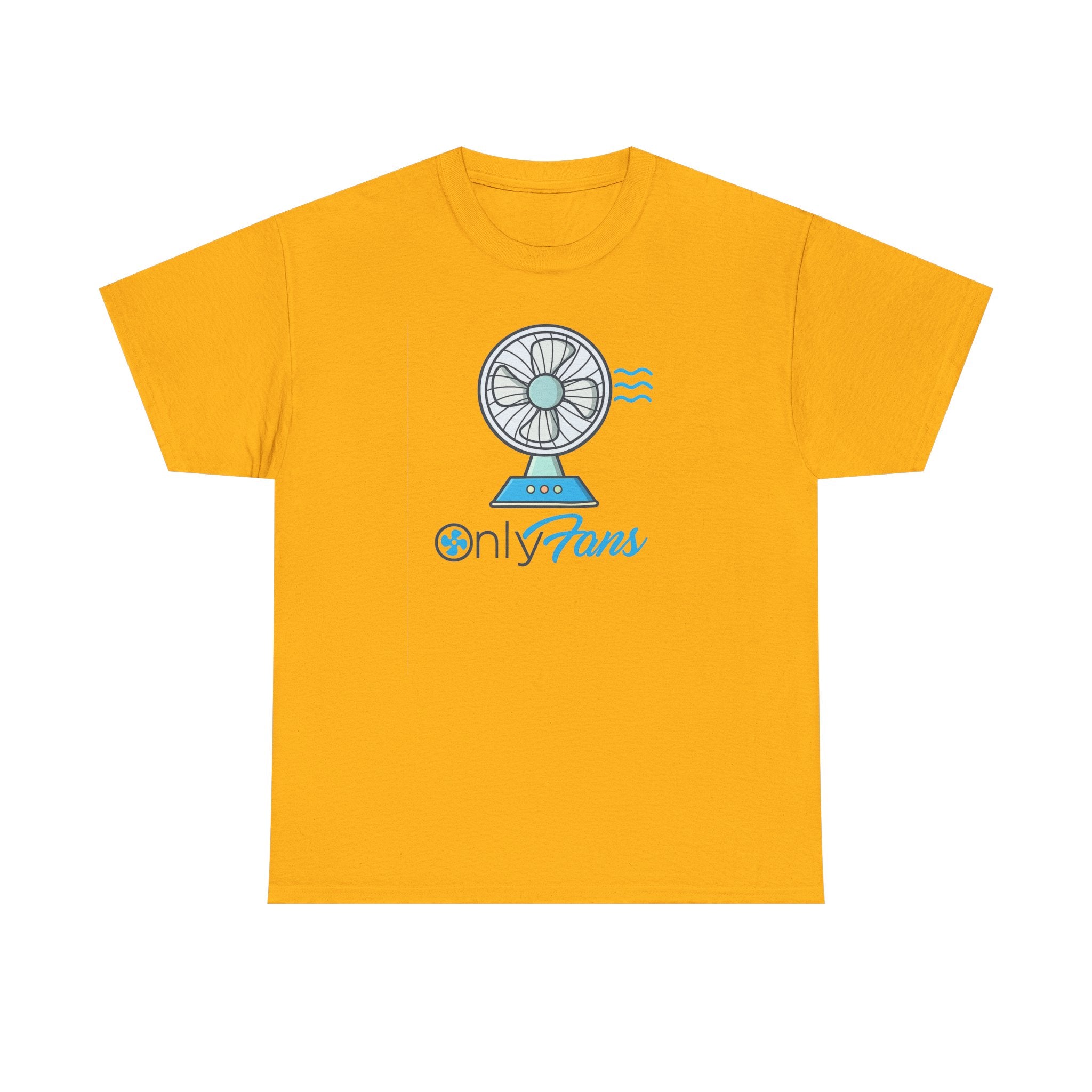 Only Fans Graphic Tee — Cute Fan Illustration Novelty T-Shirt