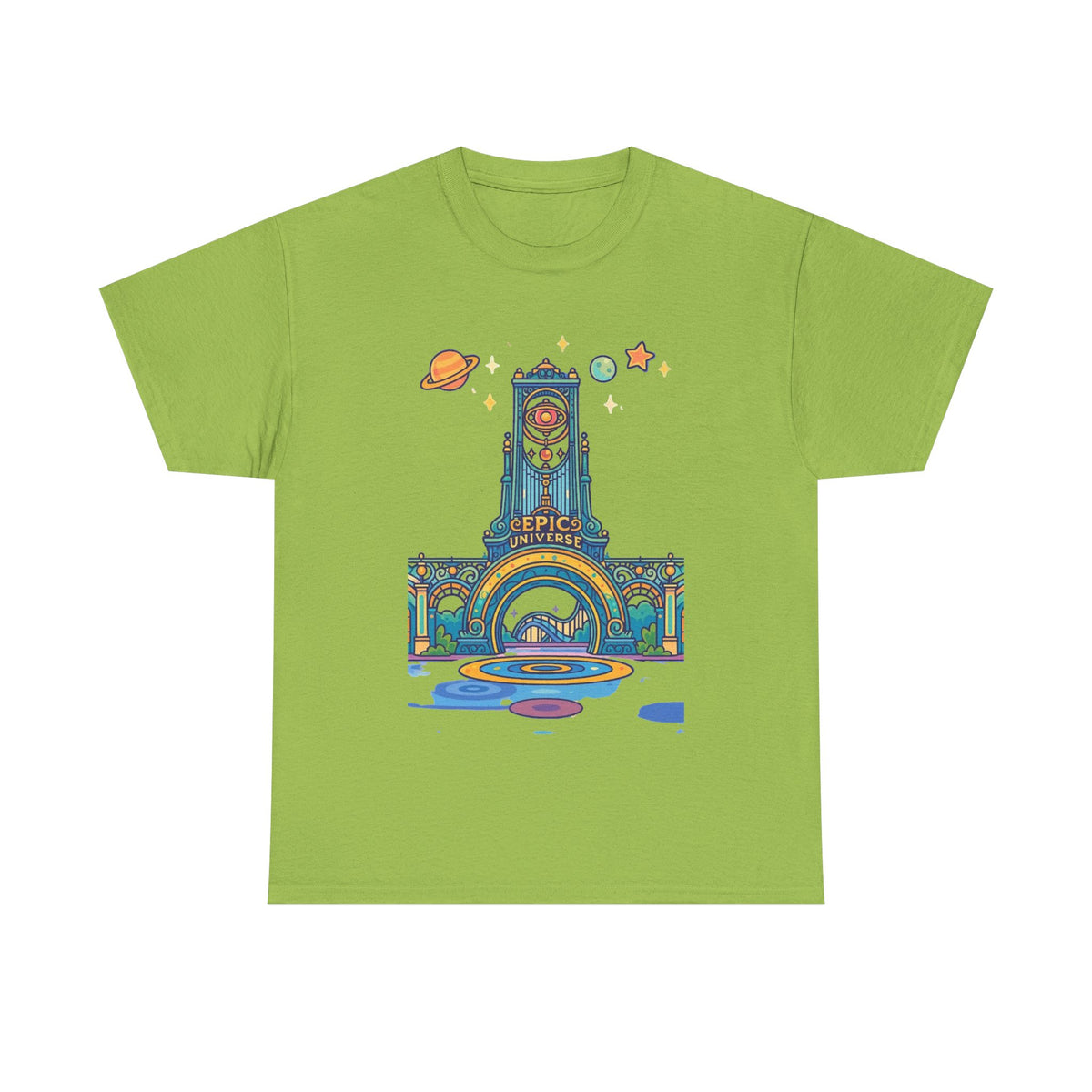 Universal Studios Family Vacation T-Shirt — Retro Space Theater Graphic Tee