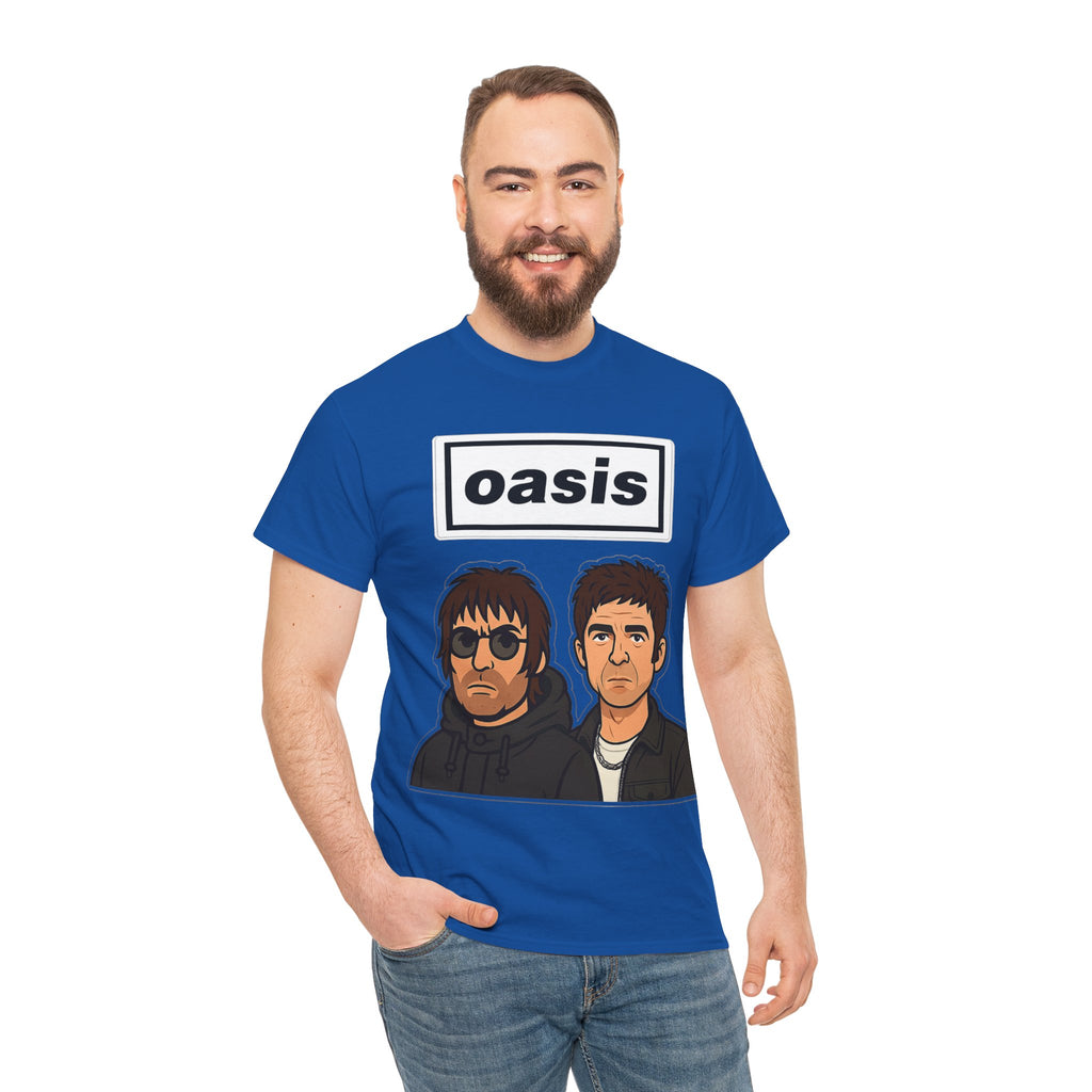 Oasis Inspired Unofficial Band Logo Tee — 'oasis' Graphic T-Shirt