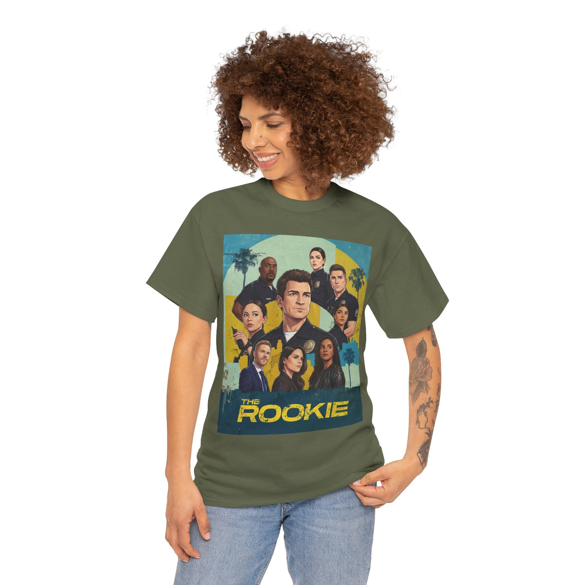 The Rookie TV Cast Graphic Tee — Vintage Poster Style Shirt