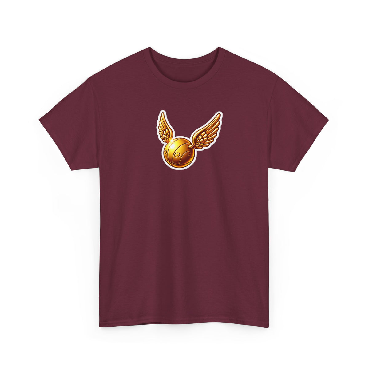 Golden Snitch Cotton T‑Shirt — Quidditch Wizarding Fan Tee