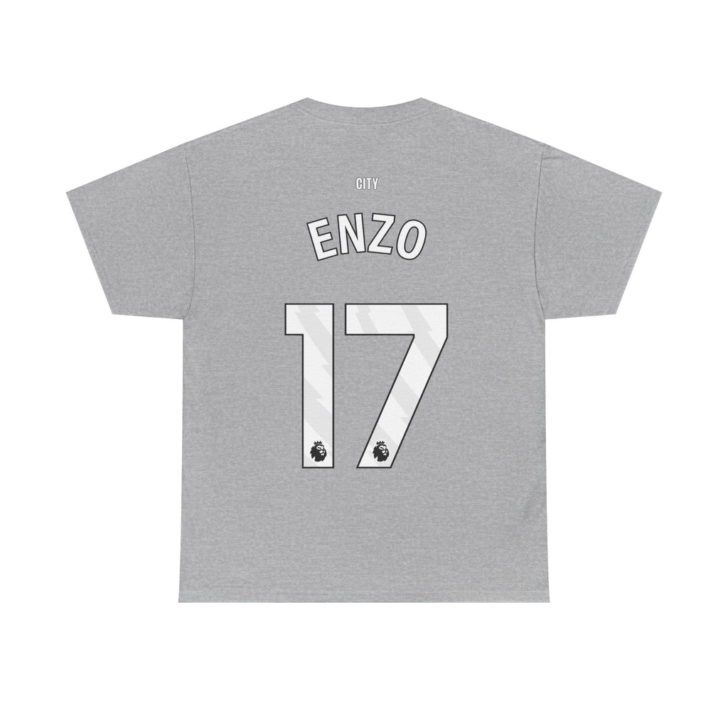 Enzo Fernandez Manchester City Inspired Cotton T-Shirt