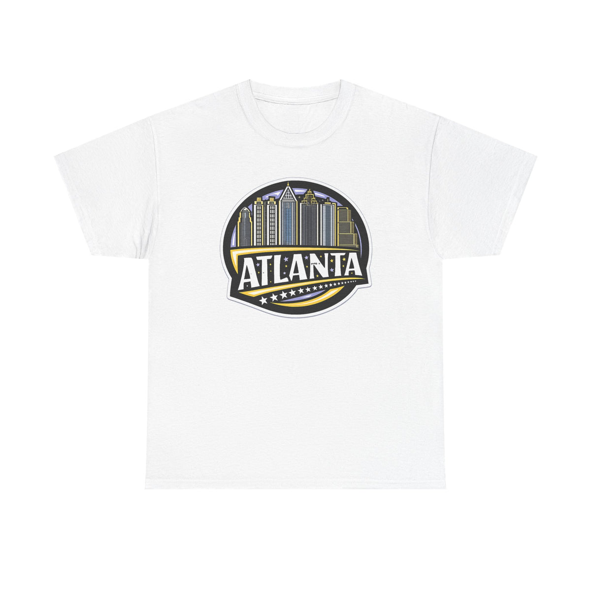 Atlanta Skyline Tee — Vintage City Badge Graphic T-Shirt