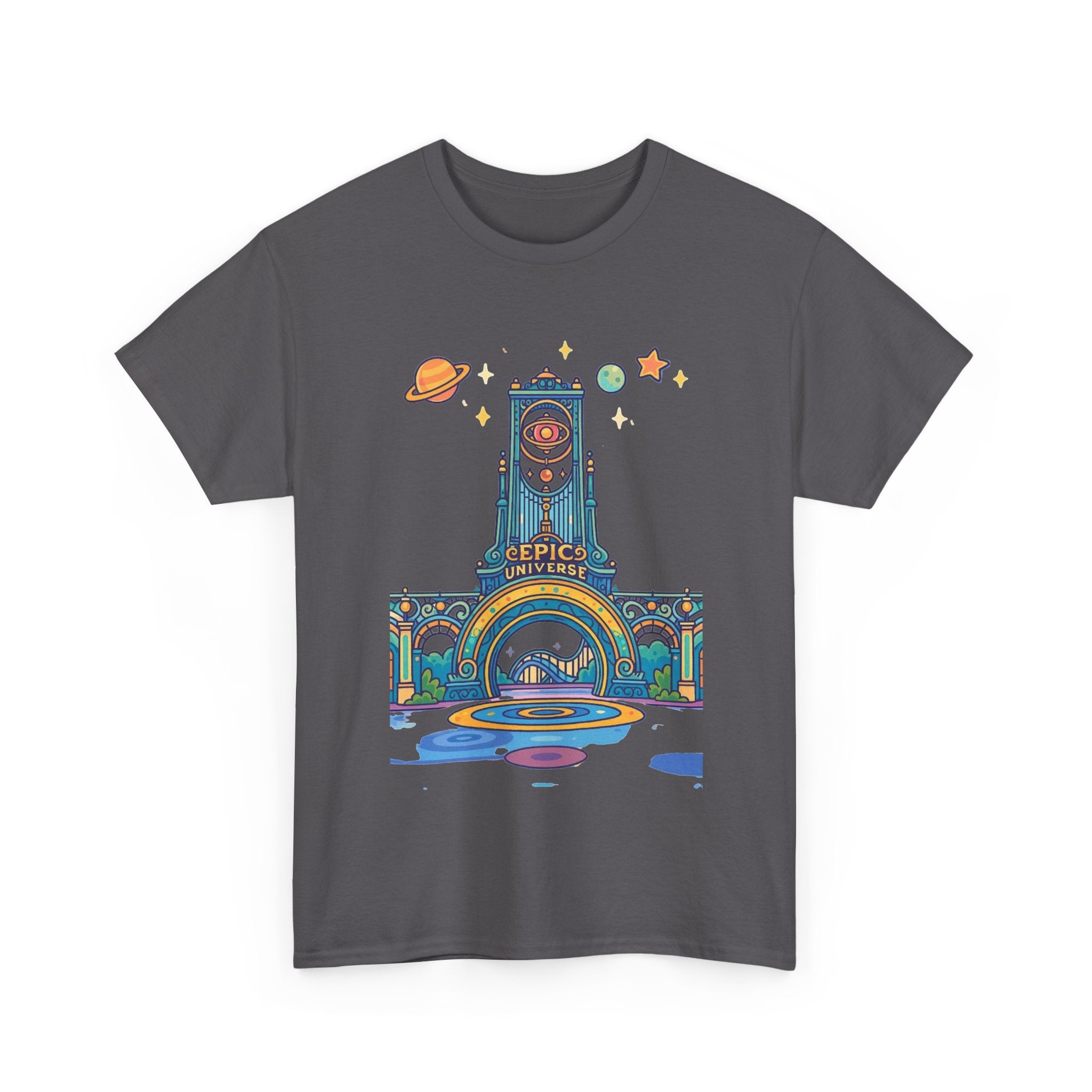 Universal Studios Family Vacation T-Shirt — Retro Space Theater Graphic Tee