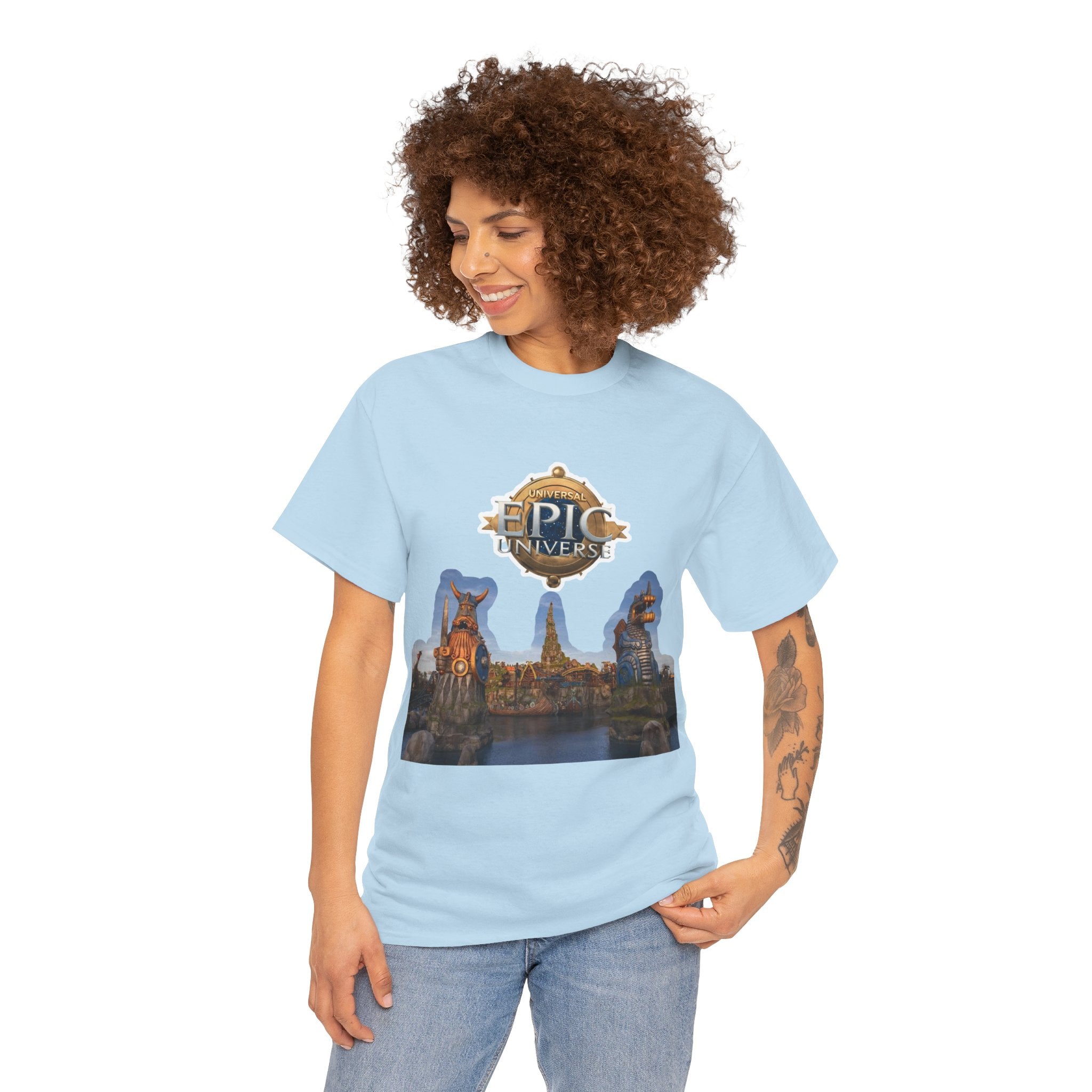 Epic Universe Theme Park T‑Shirt — Iconic Entrance Graphic Tee