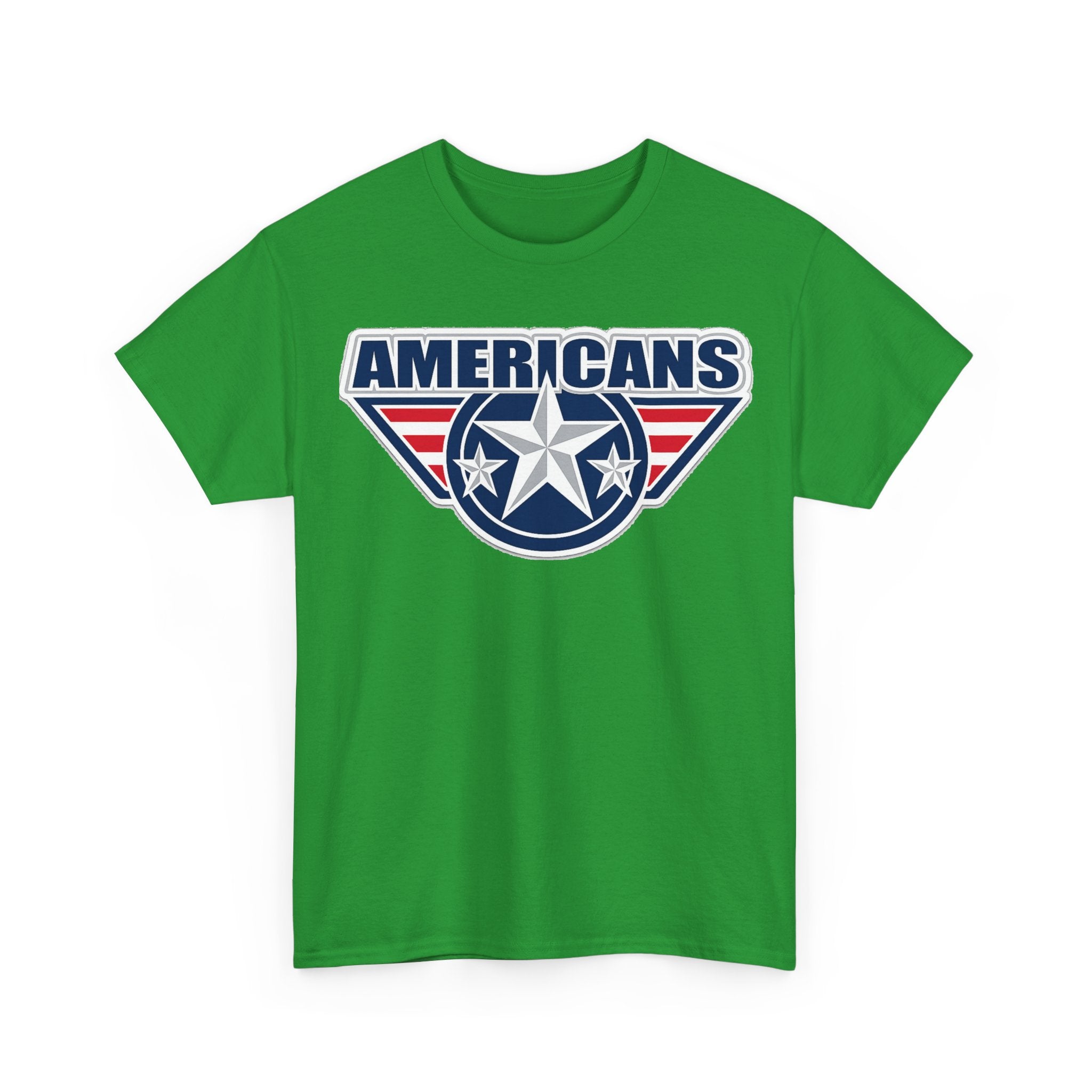 Americans Patriotic Star T‑Shirt — Red White Blue USA Graphic Tee
