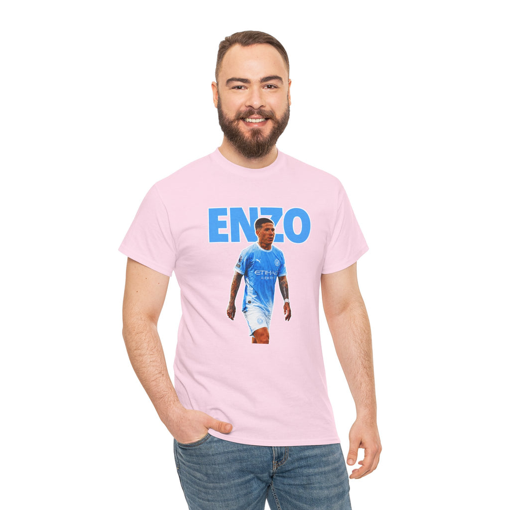 Enzo Fernandez Manchester City Inspired Cotton T-Shirt