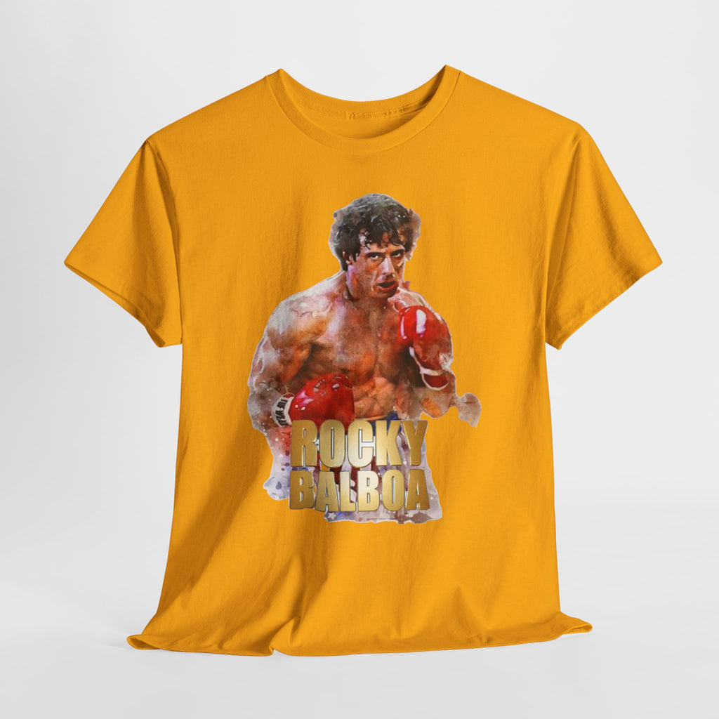 Boxing Rocky Balboa Graphic Tee – Retro Fighter Movie Shirt