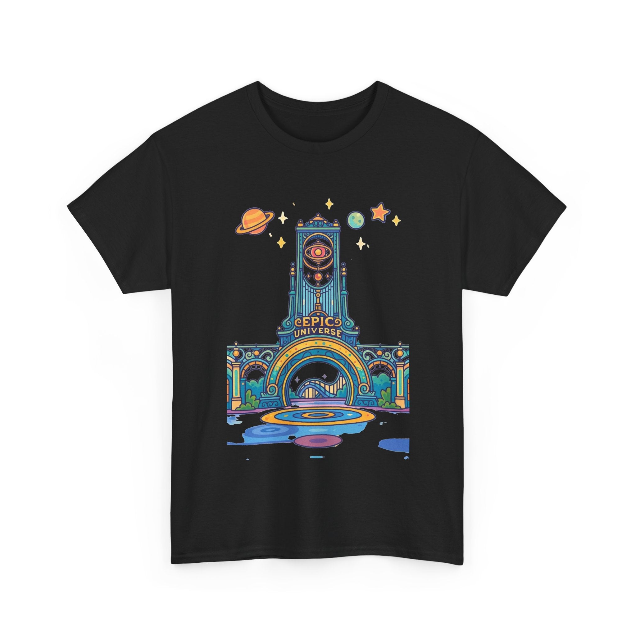 Universal Studios Family Vacation T-Shirt — Retro Space Theater Graphic Tee