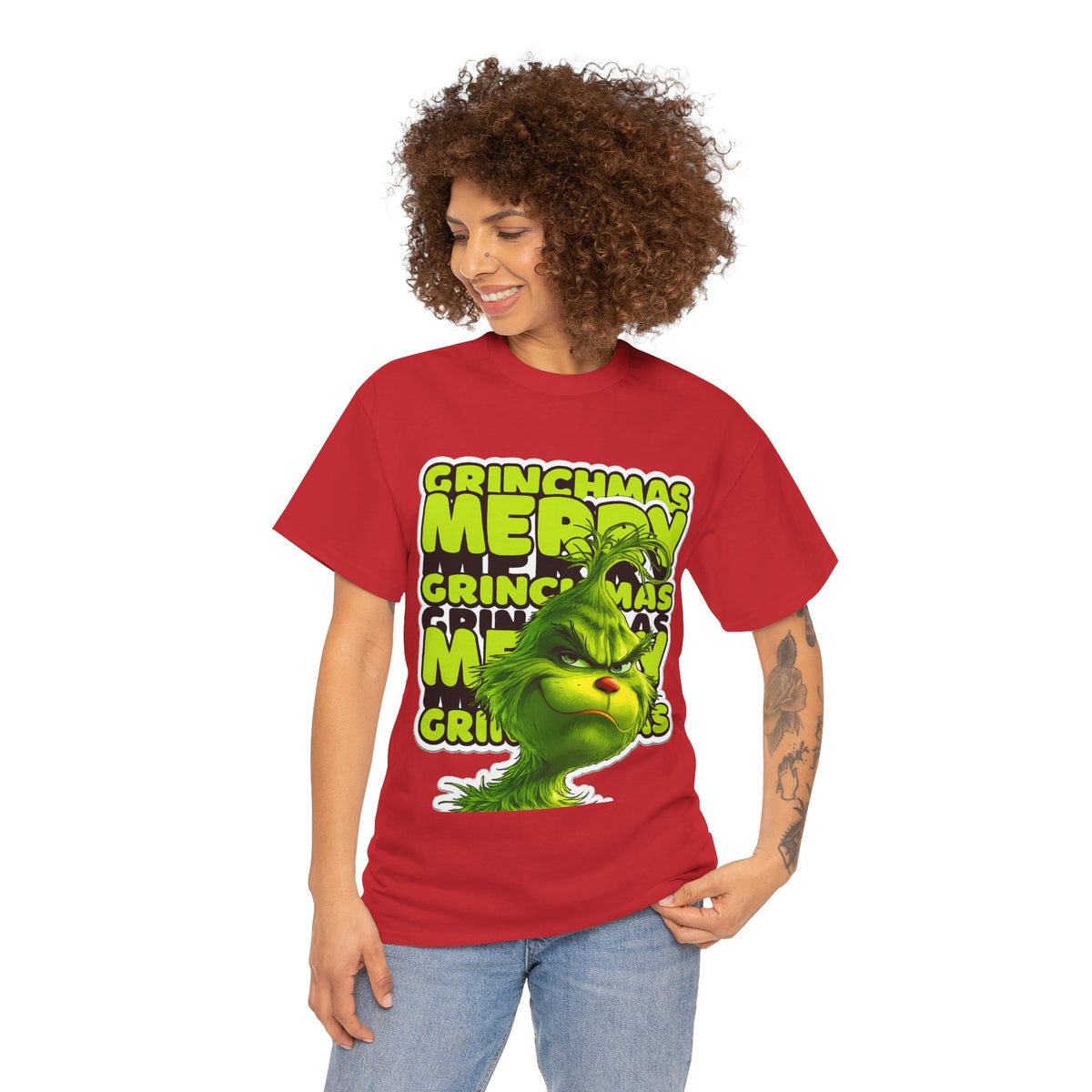 Grinchmas Merry Grinch Christmas Cotton T-Shirt / Tee