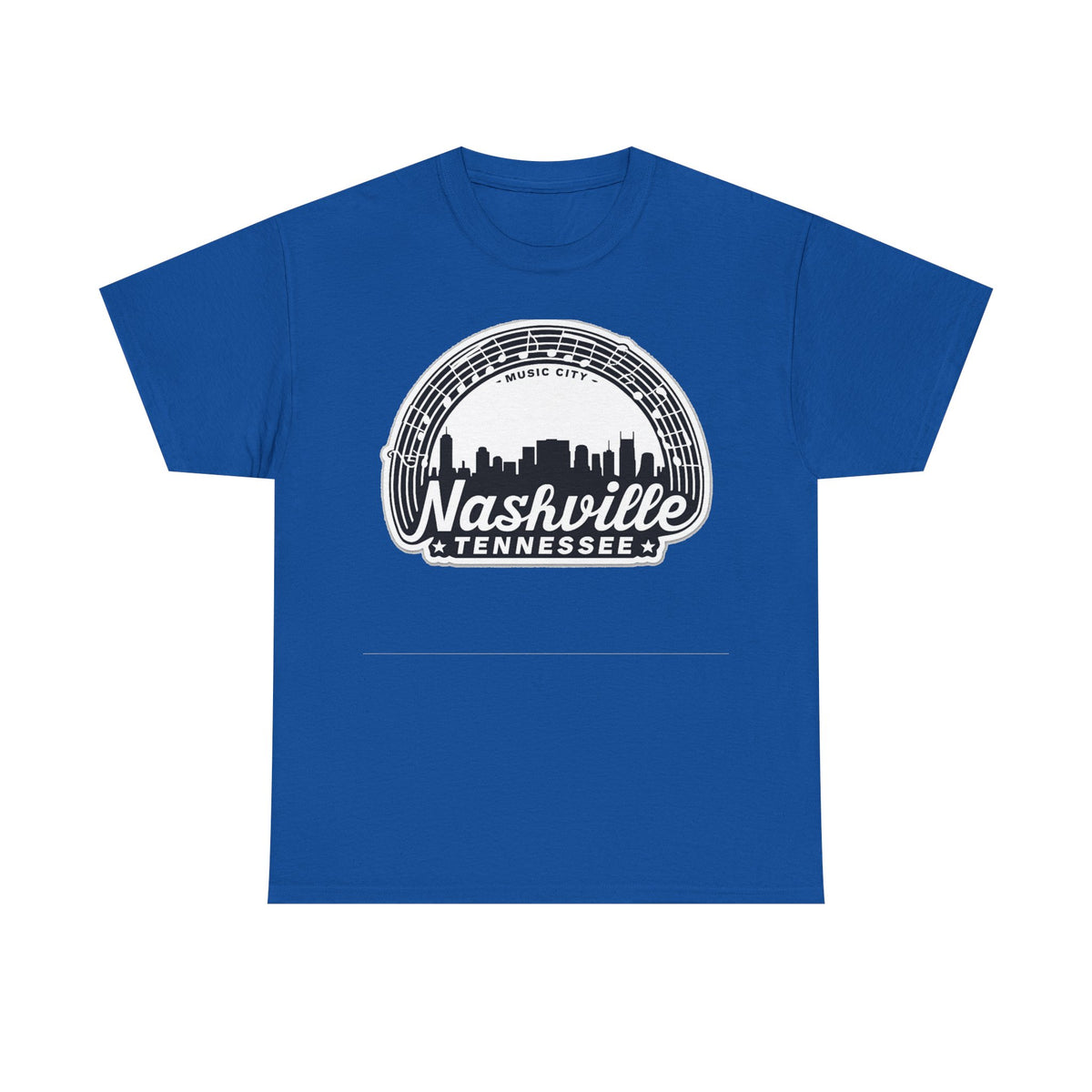 Nashville Tennessee Skyline Tee — Retro Music City Graphic Shirt