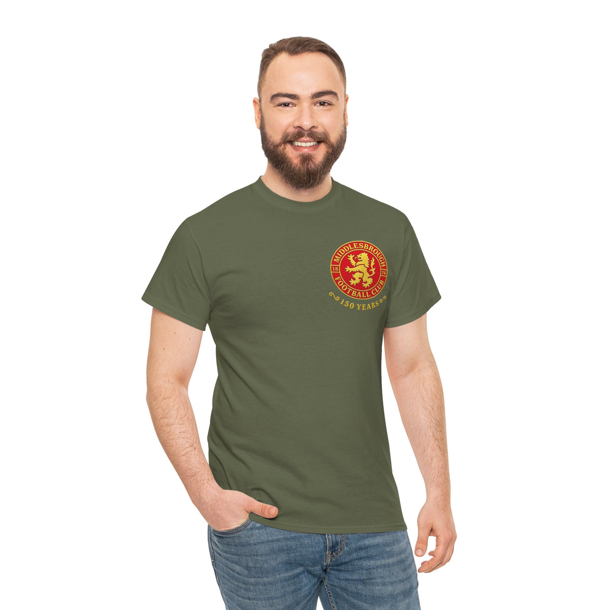 Middlesbrough 150th Crest Cotton T-Shirt