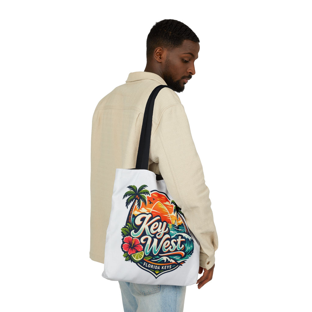 Key West Sunset Canvas Tote