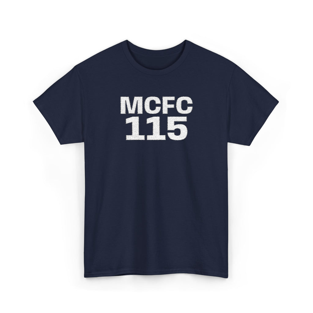 MCFC 115 T-Shirt — Vintage Football Club Number Tee