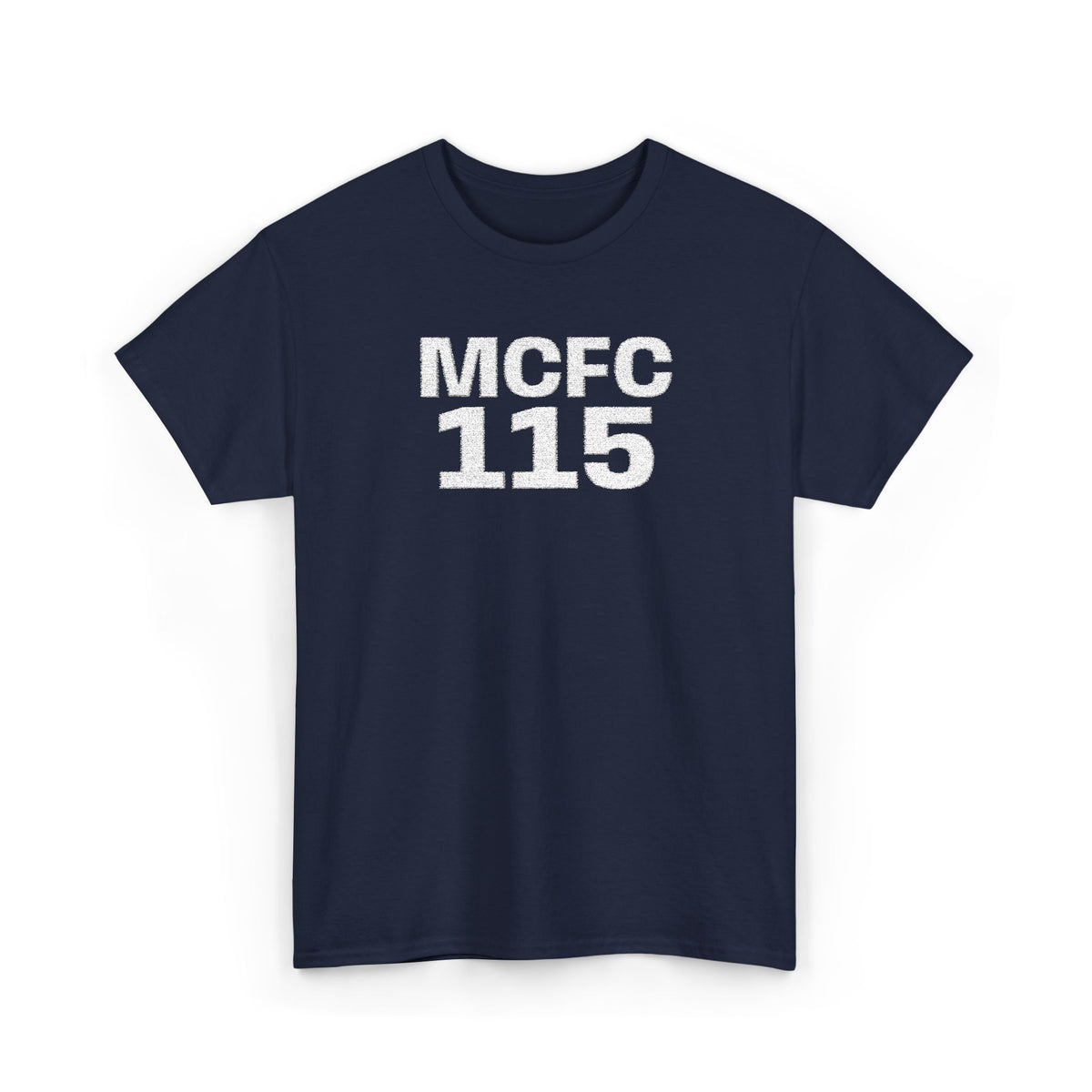 MCFC 115 T-Shirt — Vintage Football Club Number Tee