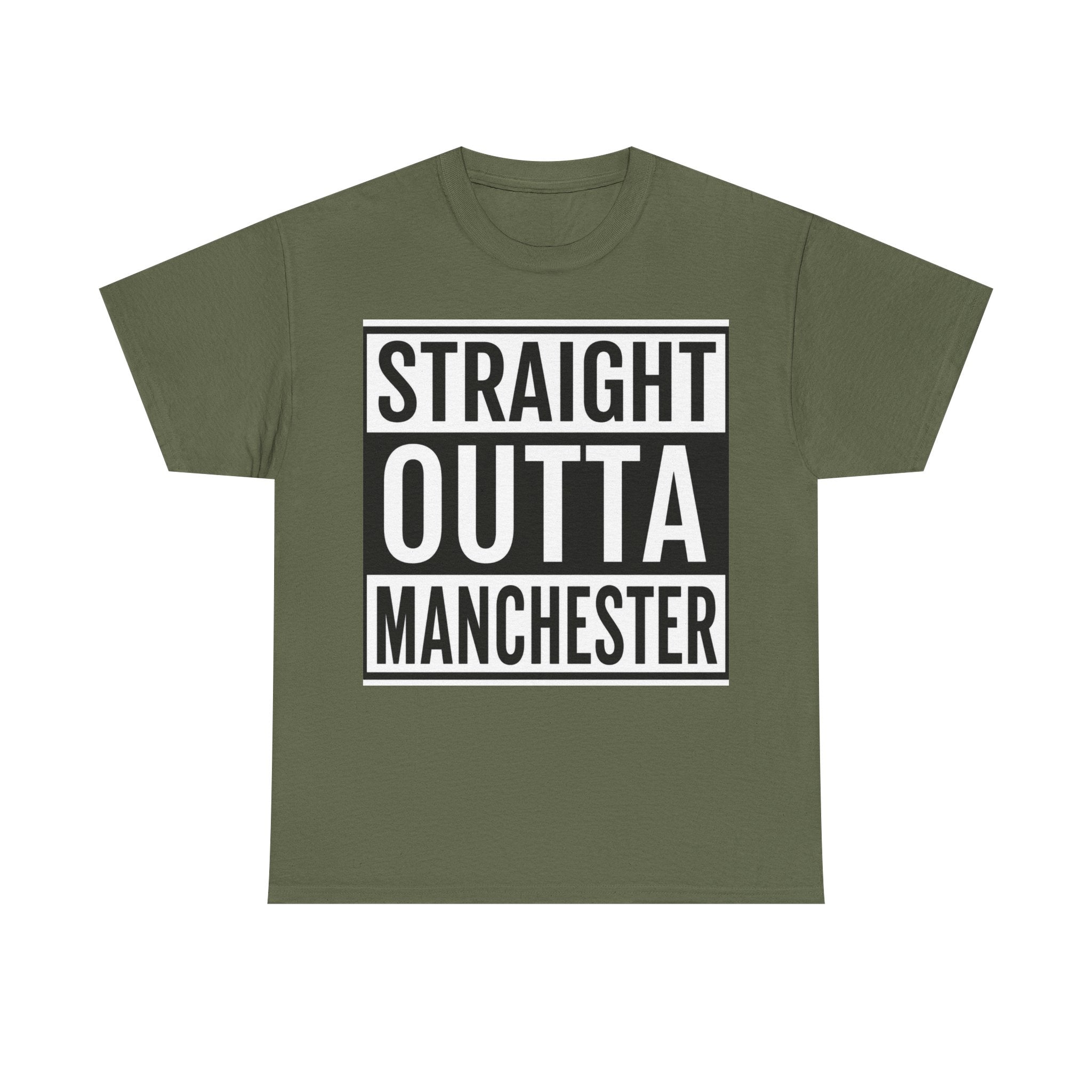 Straight Outta Manchester T-Shirt — Bold City Pride Tee