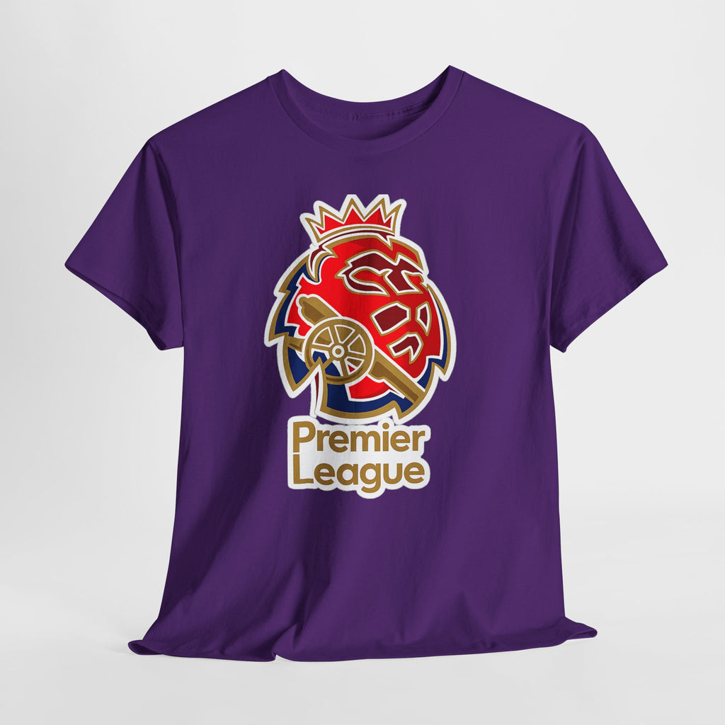 Arsenal Premier League Lion Logo T-Shirt — Soccer Fan Tee
