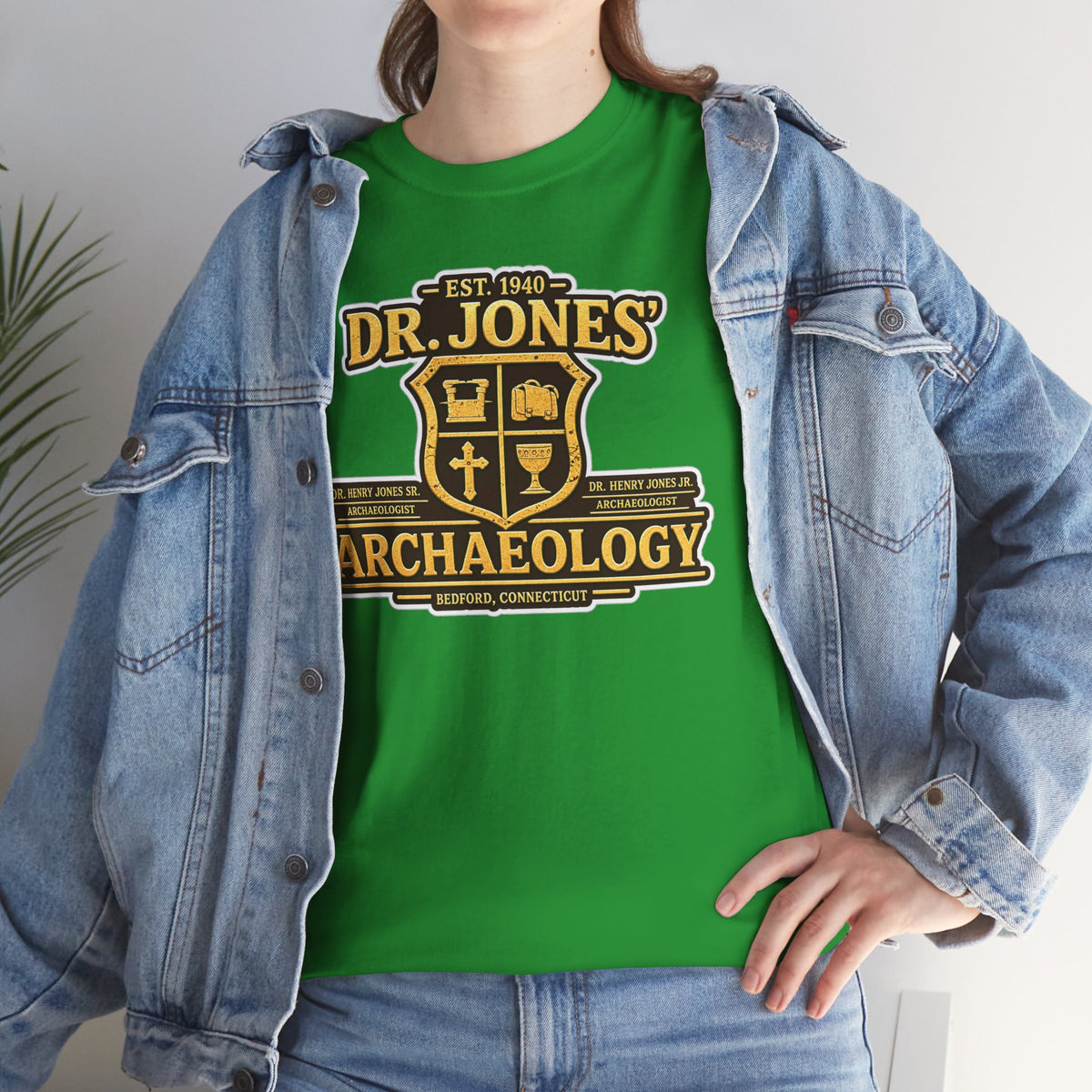 Dr. Jones Archaeology Vintage Adventure Cotton T-Shirt