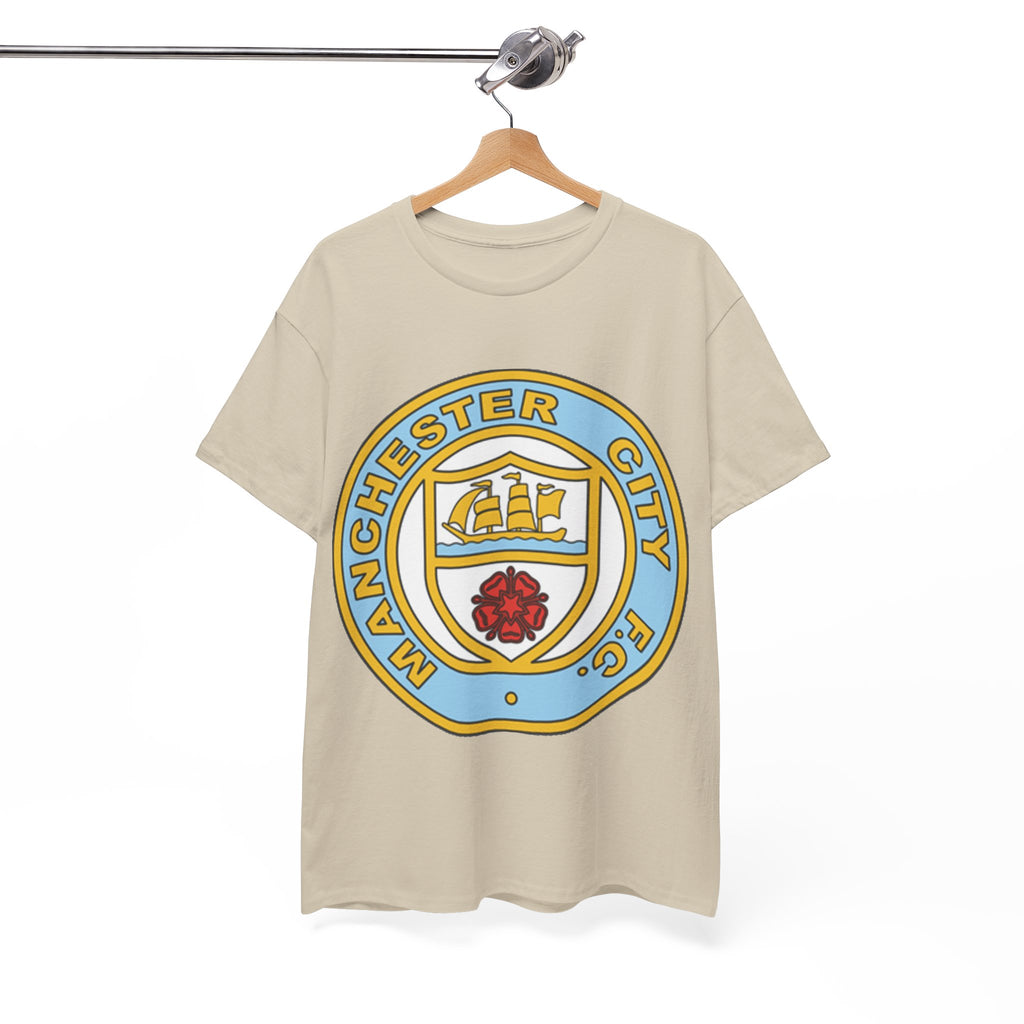 Manchester City FC Retro Crest T-Shirt – Retro Football Fan Tee