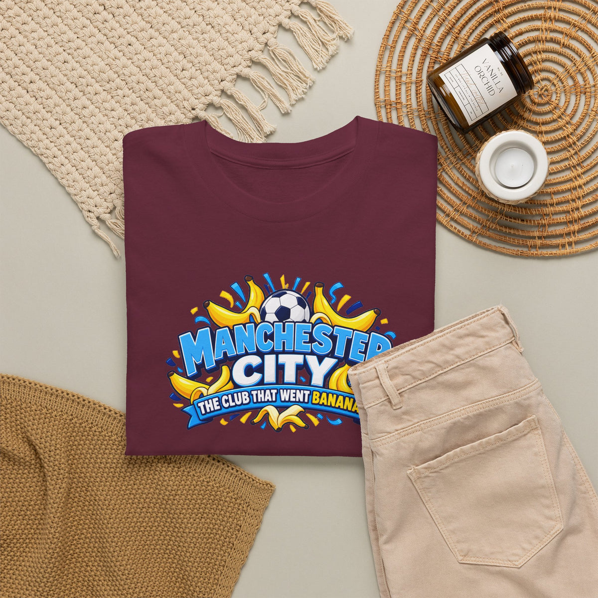 Manchester City "The Club That Went Bananas" Cotton T-Shirt