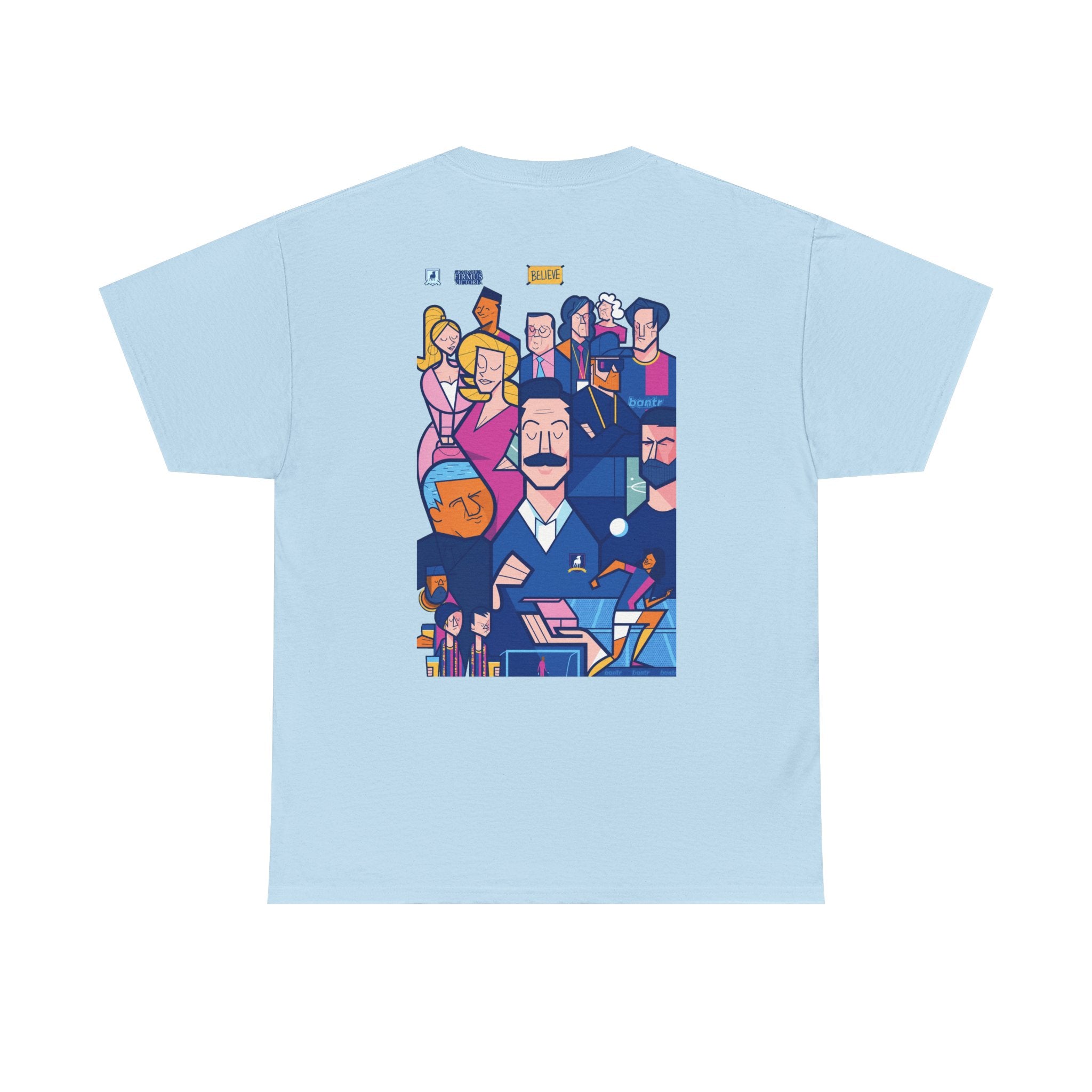 Ted Lasso Inspired Graphic Tee — Retro Team Illustration